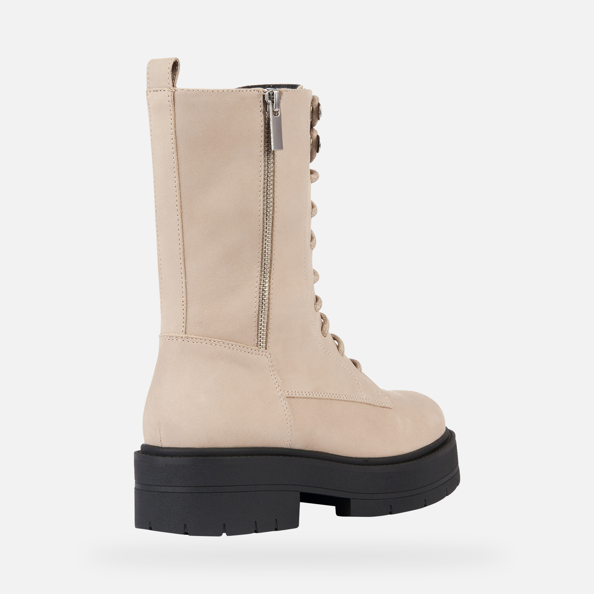 Beige Geox Spherica EC7 Women's Ankle Boots - Ladies