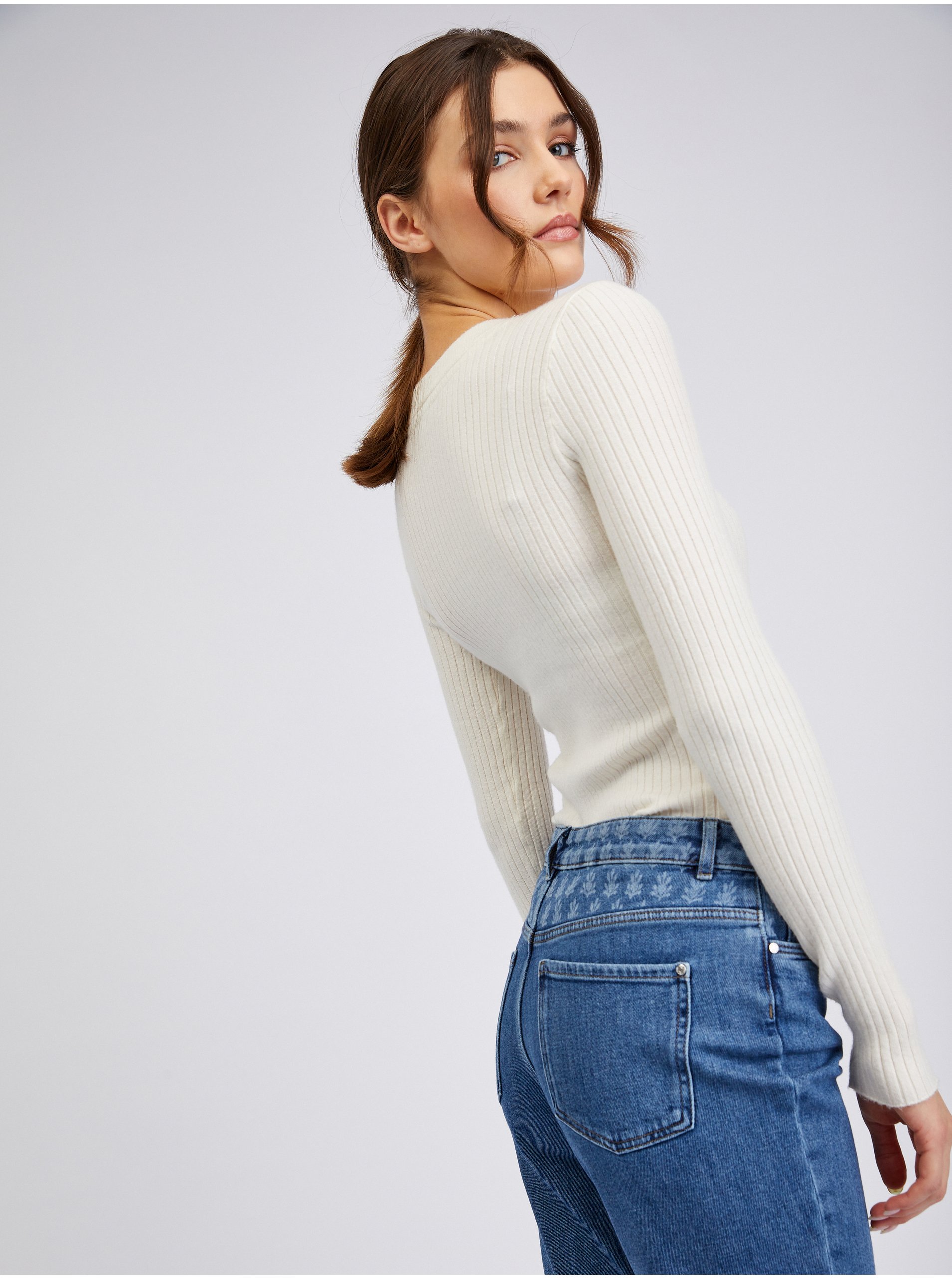 Straight fit pentru femei ORSAY - albastru