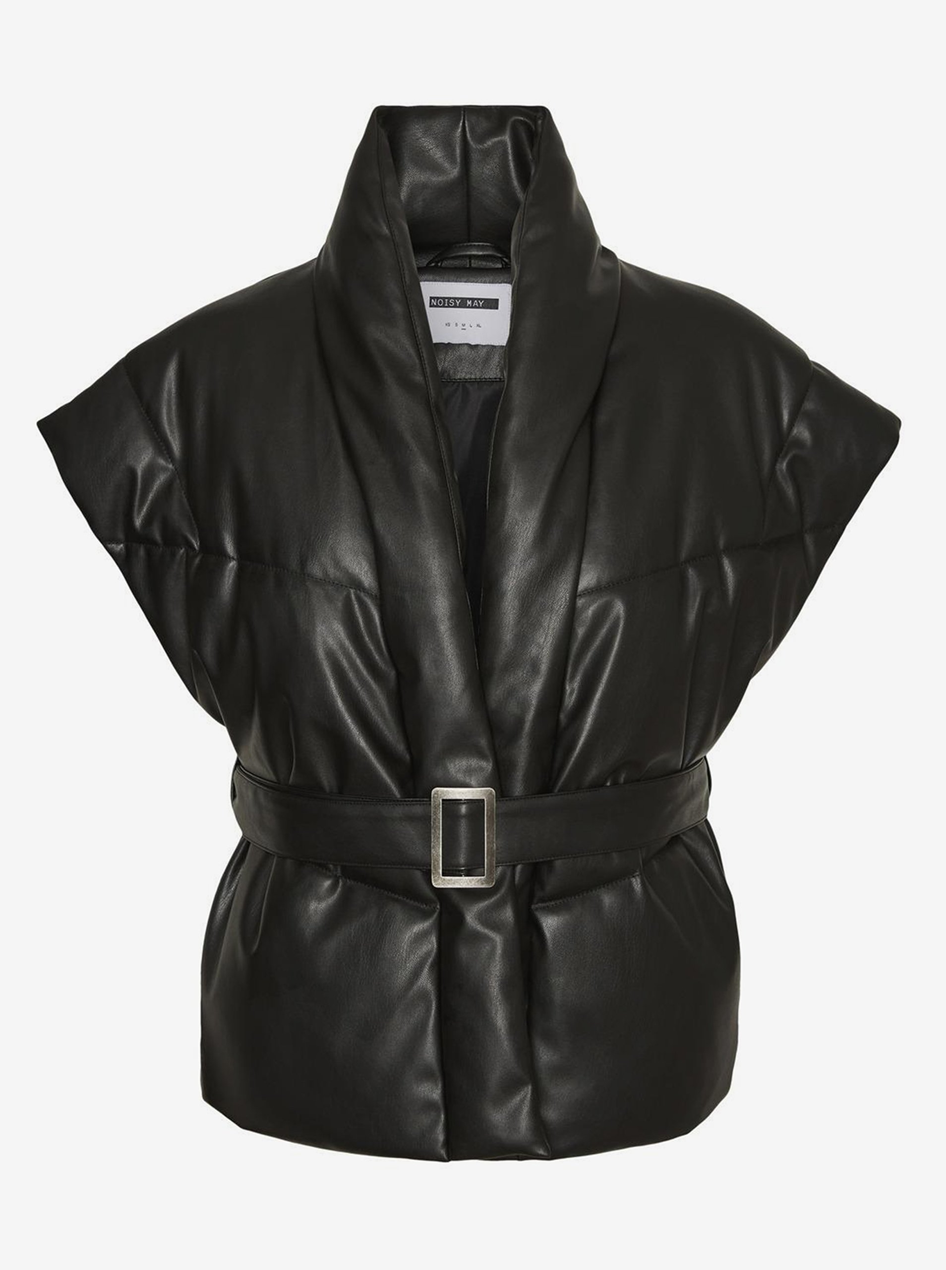 Black Quilted Vest Noisy May Vitty - Women