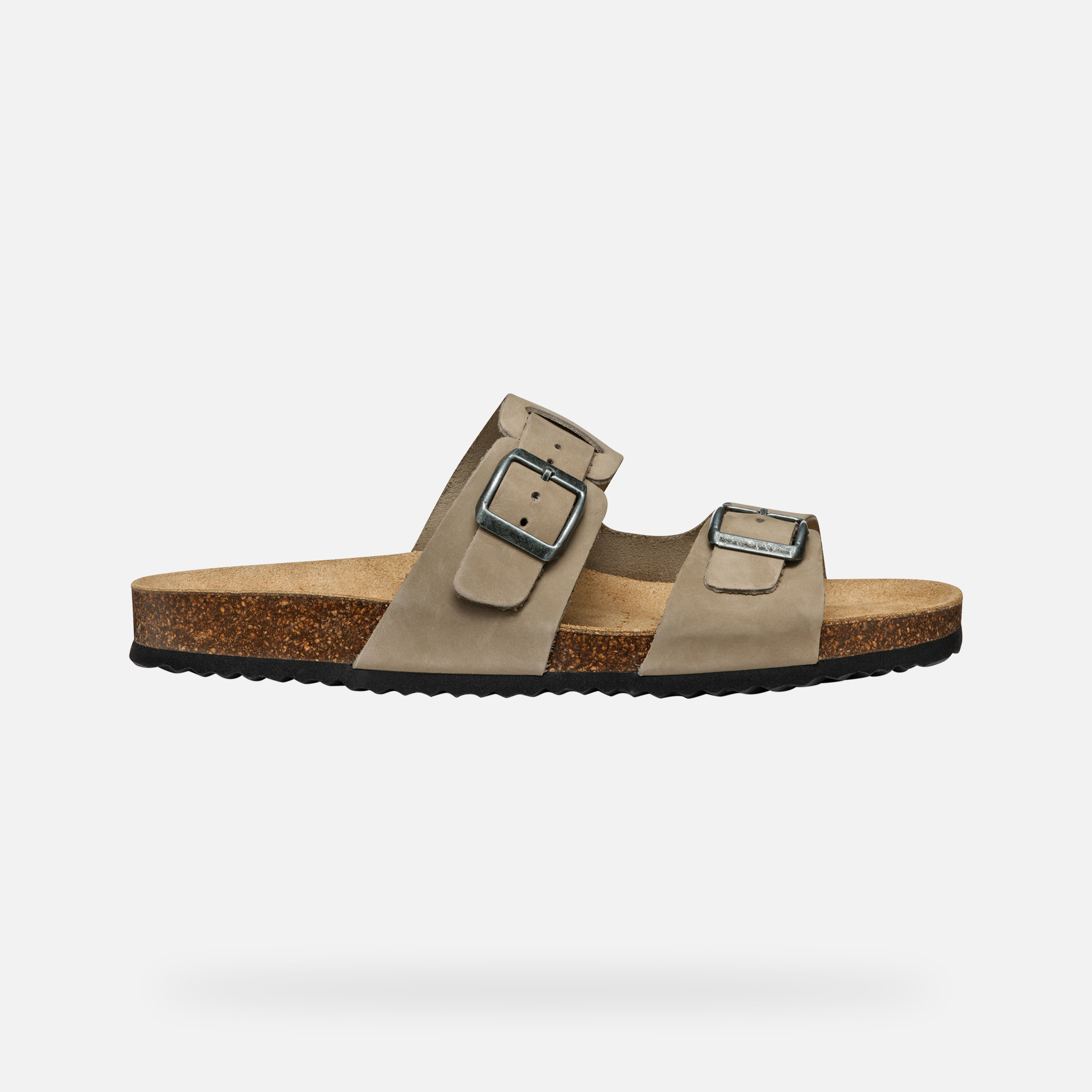 Light grey men's slippers Geox Ghita - Men's