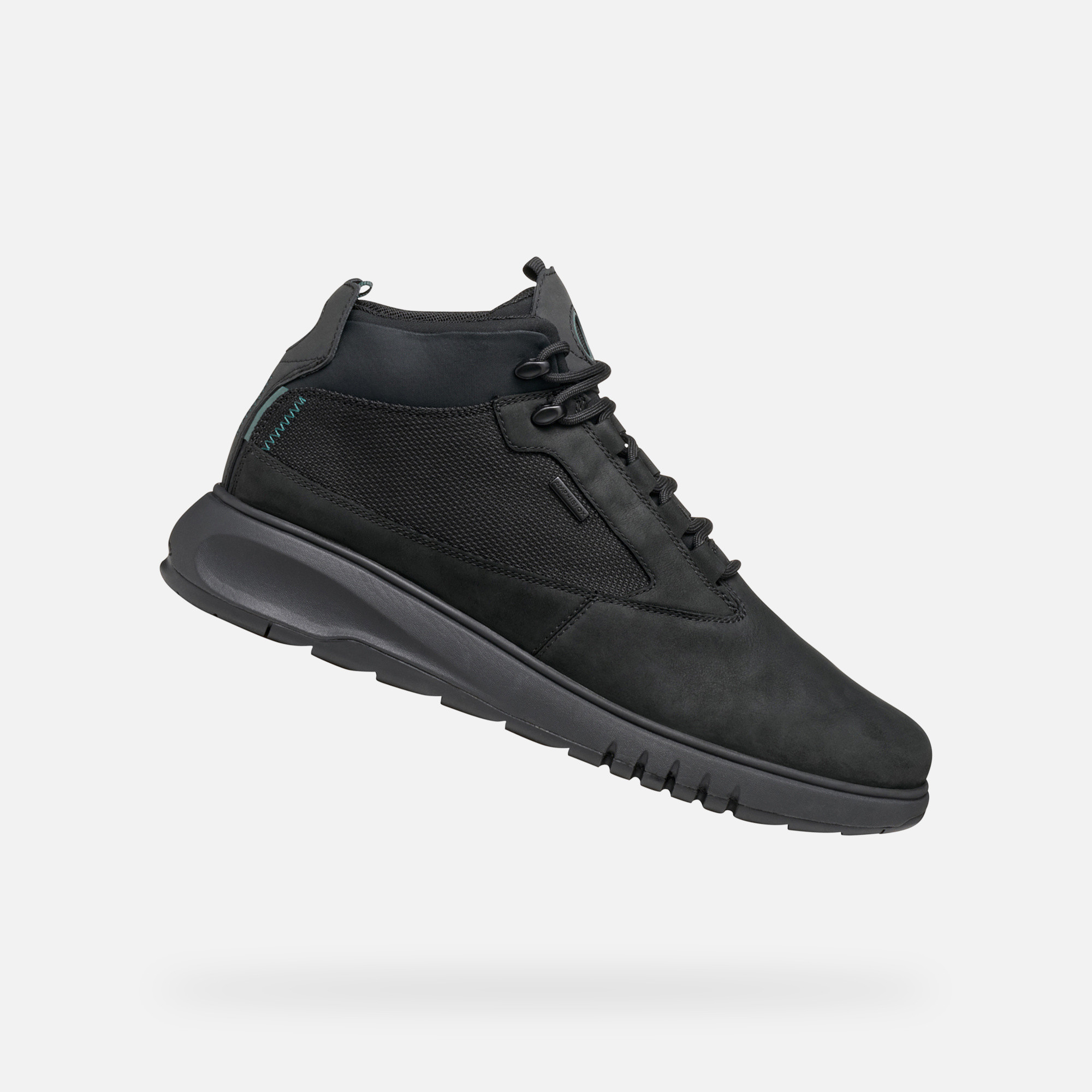 Mens Black Ankle Boots Geox Aerantis 4X4 ABX - Men