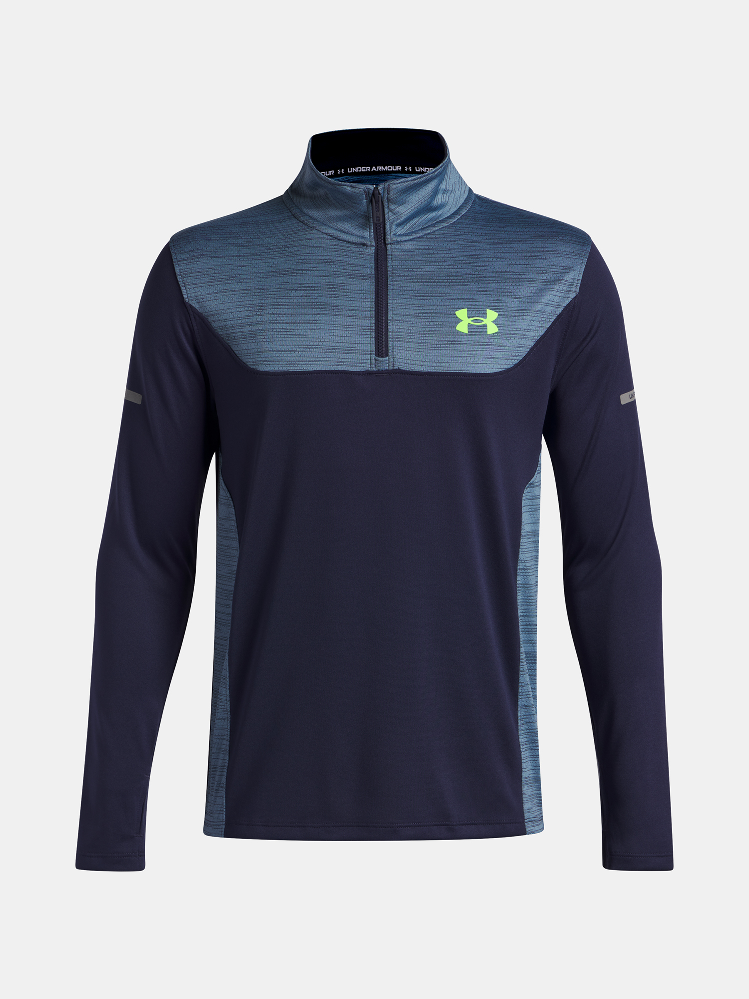 Tricou băieți Under Armour UA Tech Utility 1/4 Zip-BLU