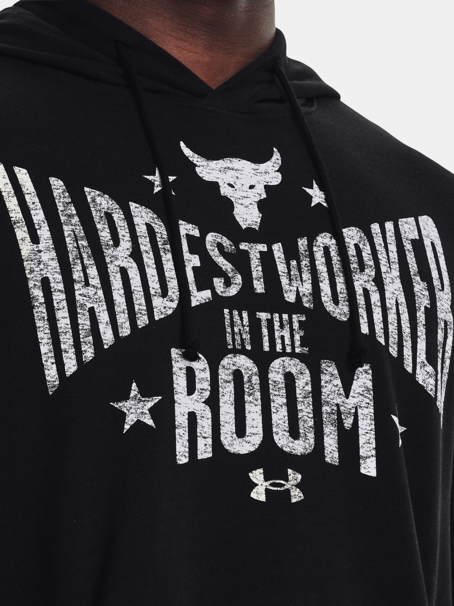 Under Armour Sweatshirt UA Pjt Rock Terry Hoodie-BLK - Men's