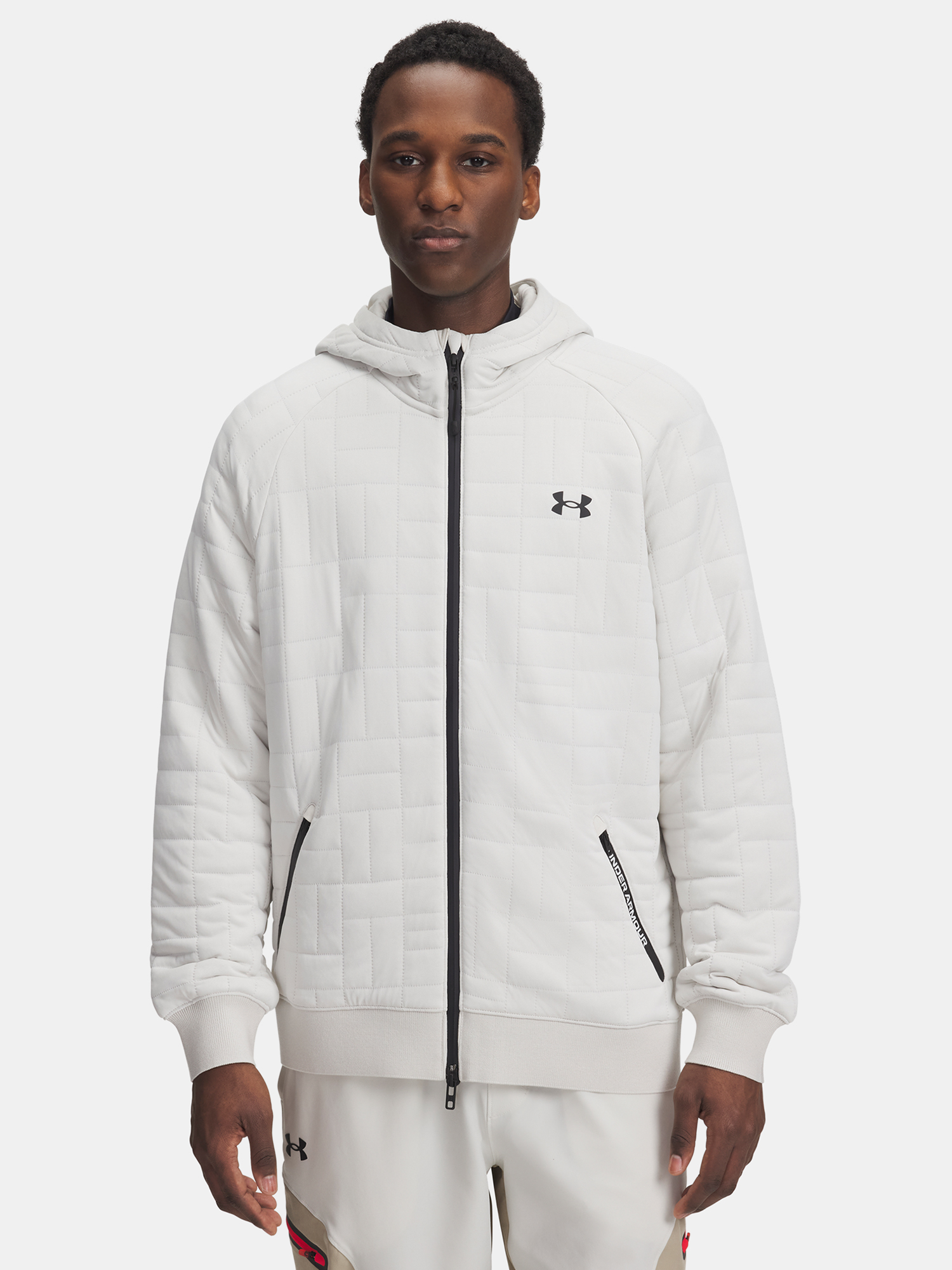 Under Armour UA Unstoppable Flc Txtr FZ-WHT Men's Sweatshirt - Men's
