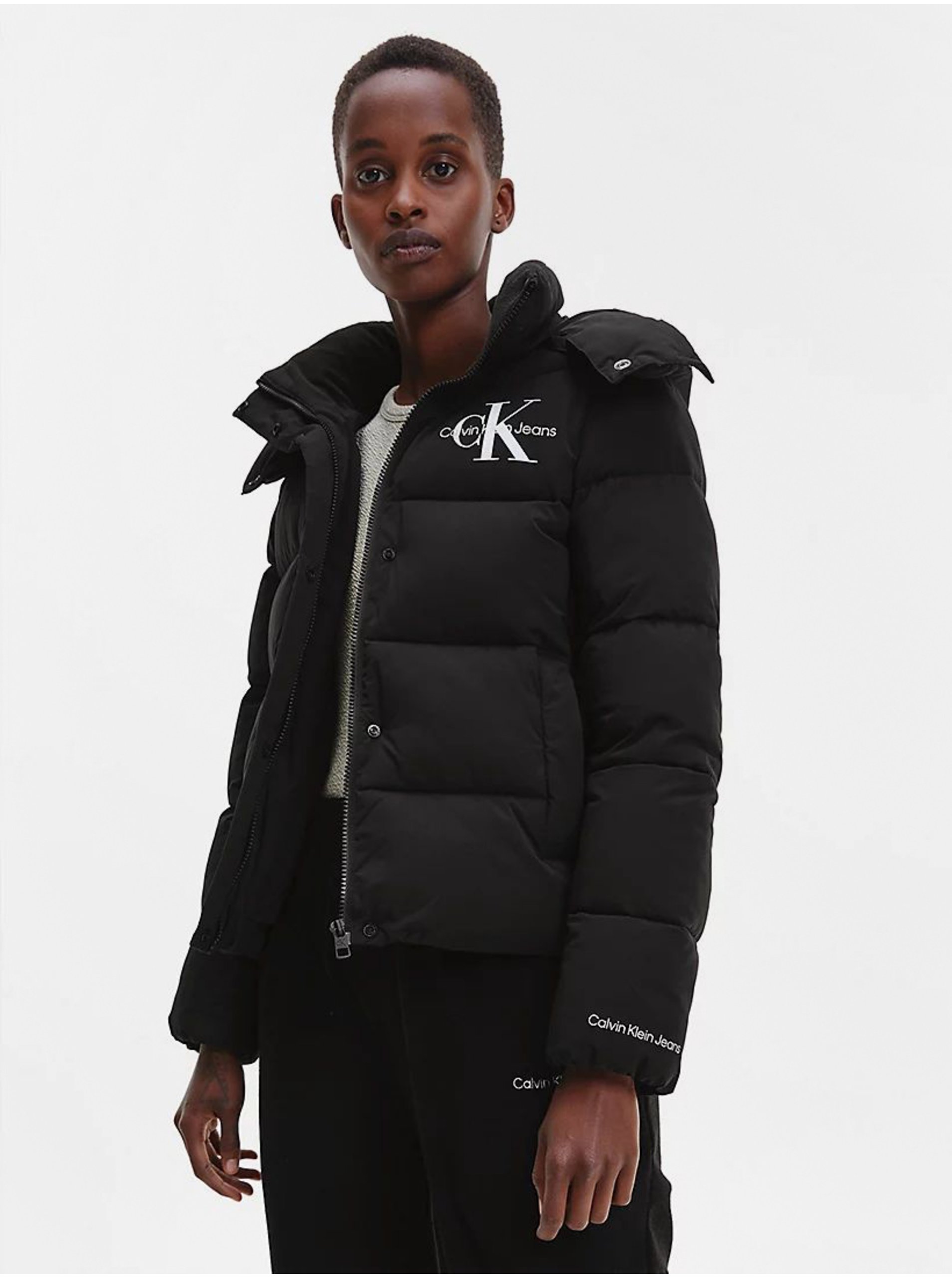Black Women's Quilted Jacket Calvin Klein Jeans - Women