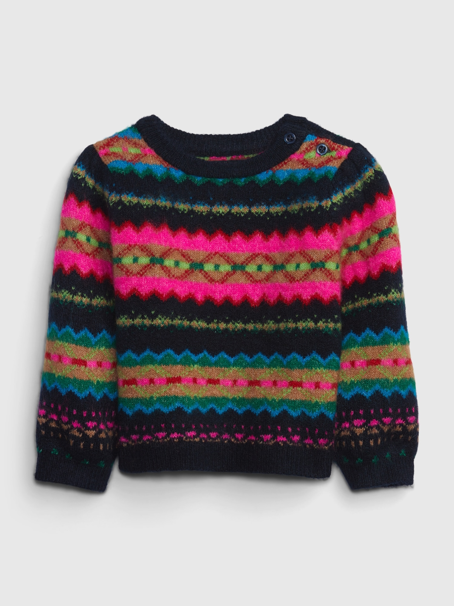 GAP Children's Sweater With Norwegian Pattern - Girls