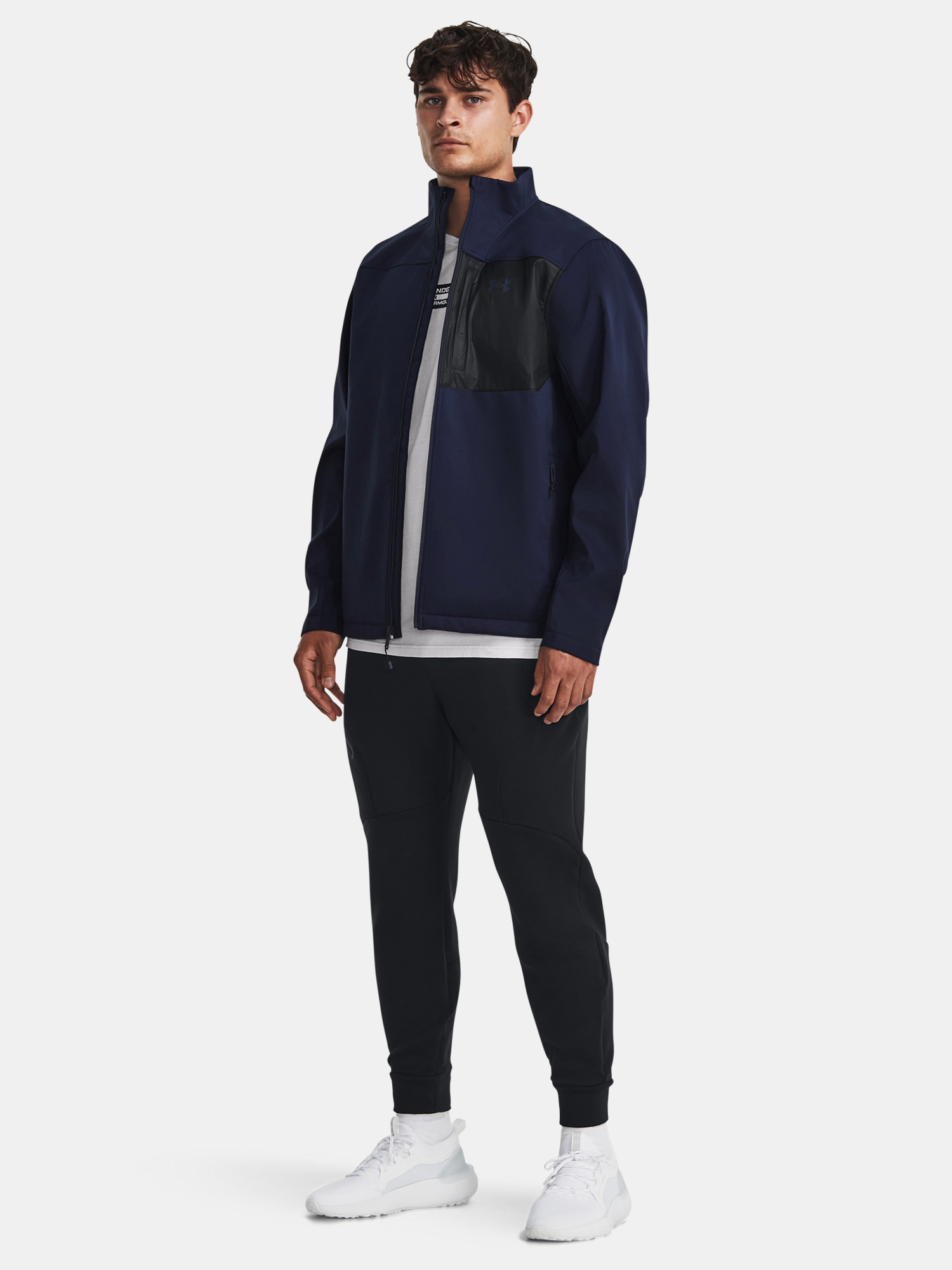 Men&#039;s Under Armour M Shield Jacket-BLU - Mens