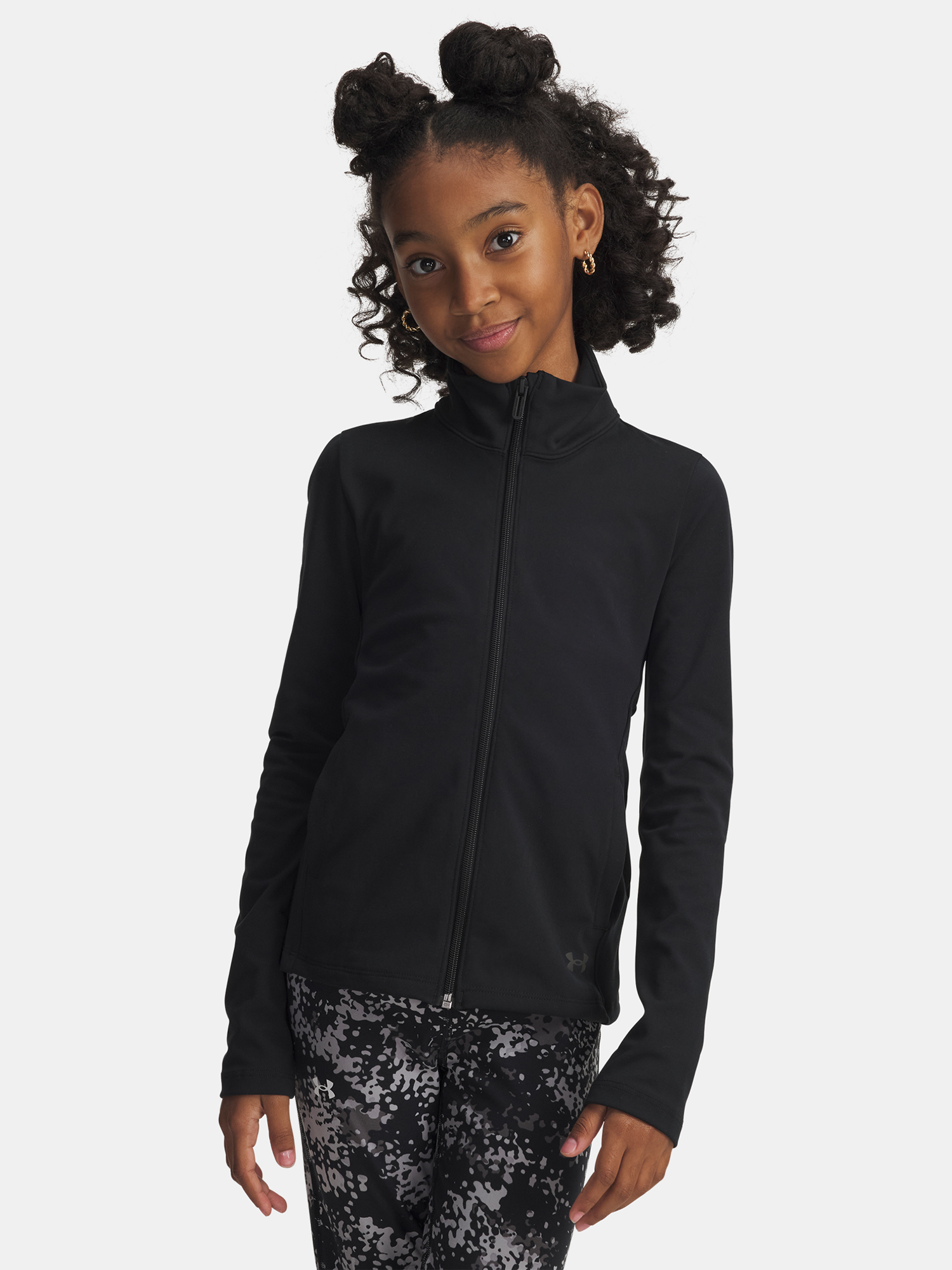 Girls' Under Armour Motion Jacket-BLK - Girls