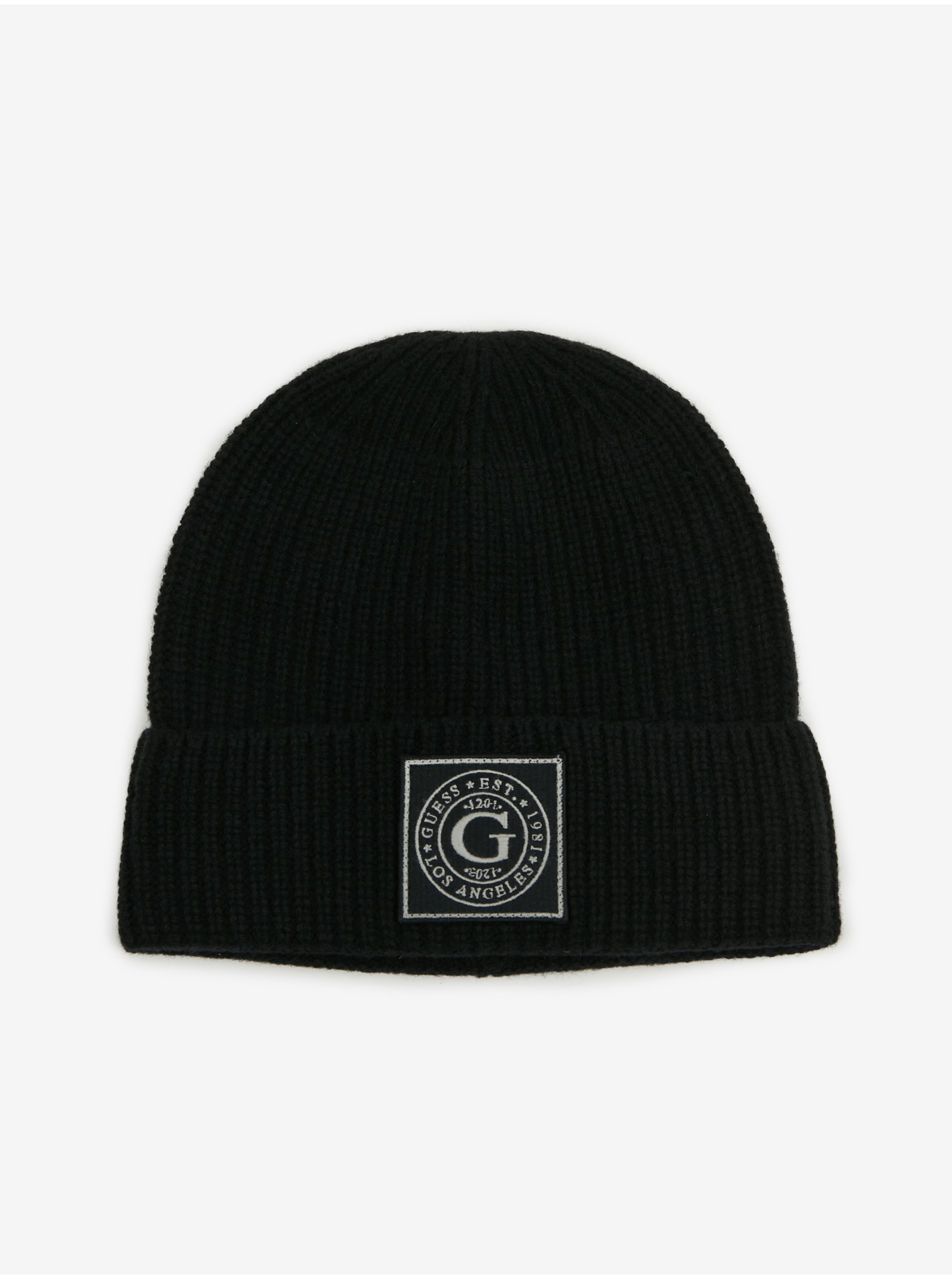 Black Mens Tren Beanie Guess Hunter - Men