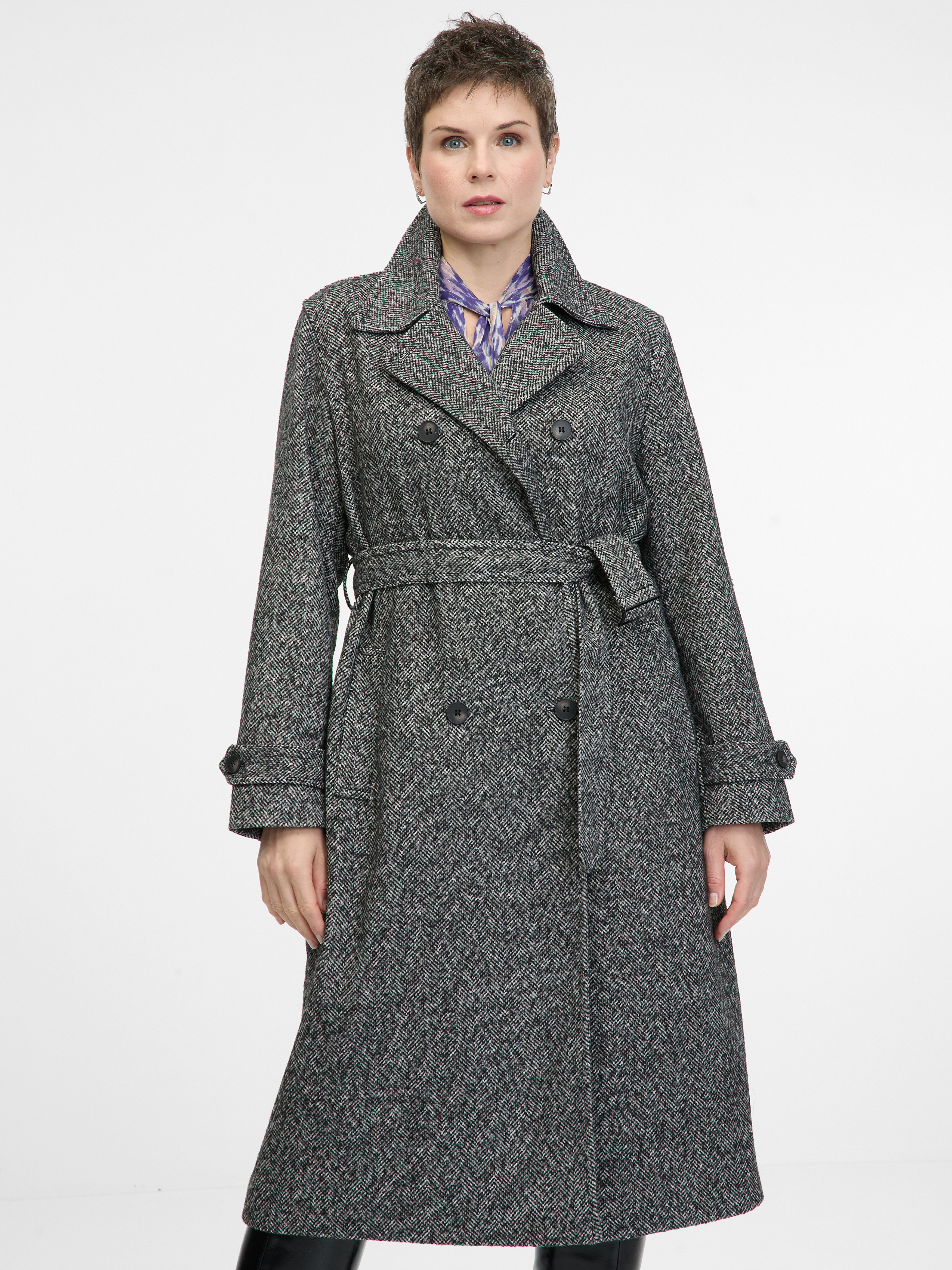 Grey women's coat ORSAY - Women's