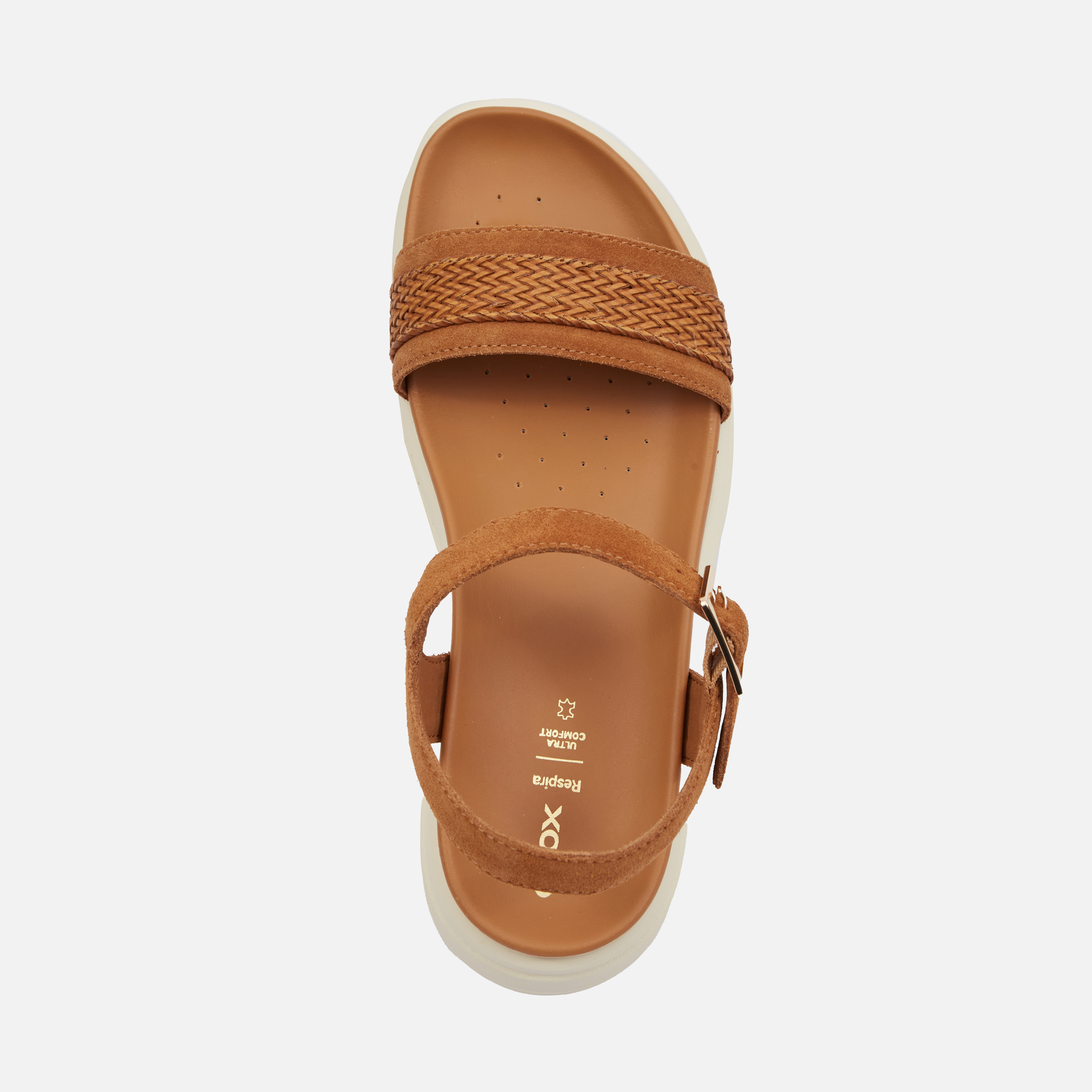 Brown women's sandals Geox Xand 2.1S - Women's