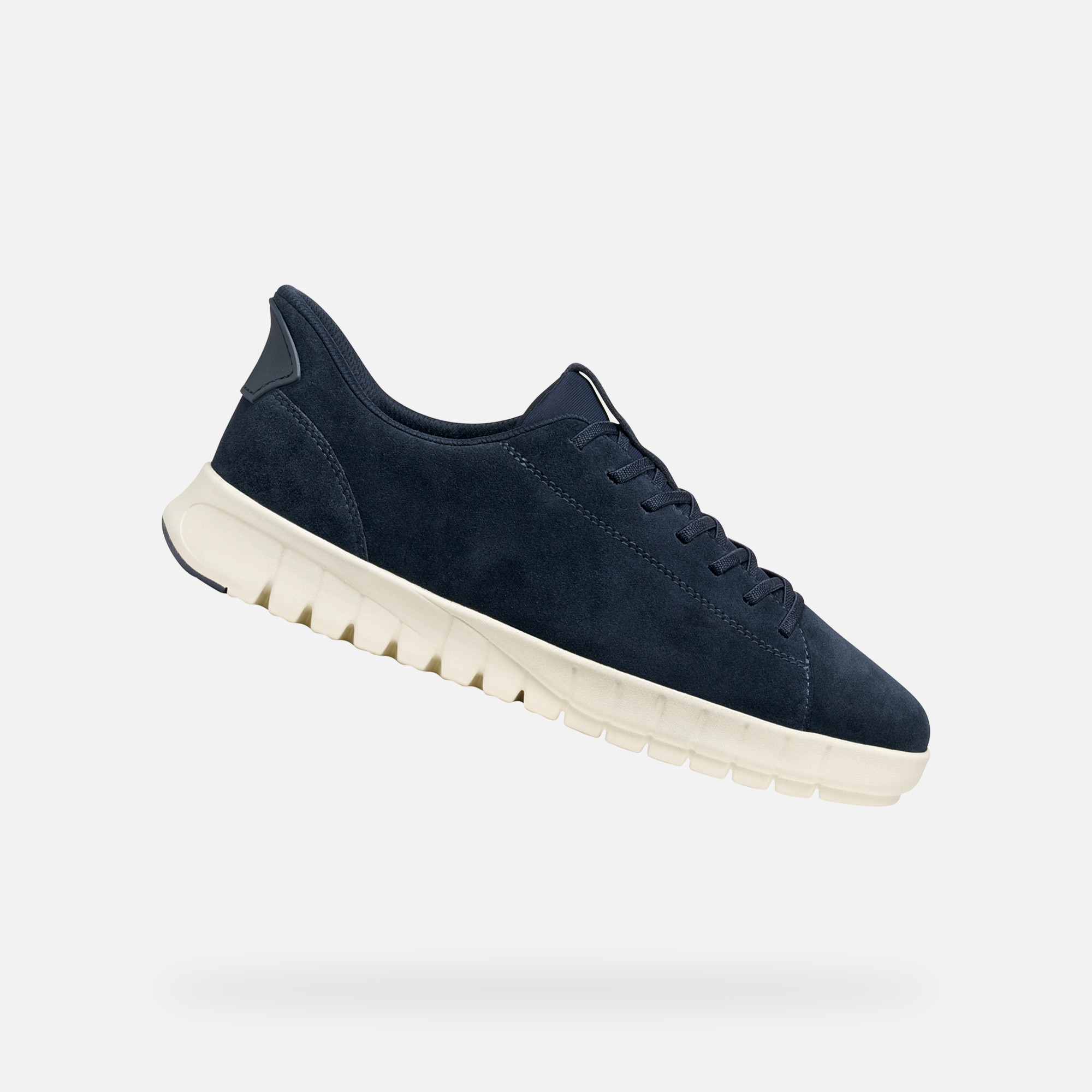 Dark blue mens sneakers Geox Flextride Plus - Men