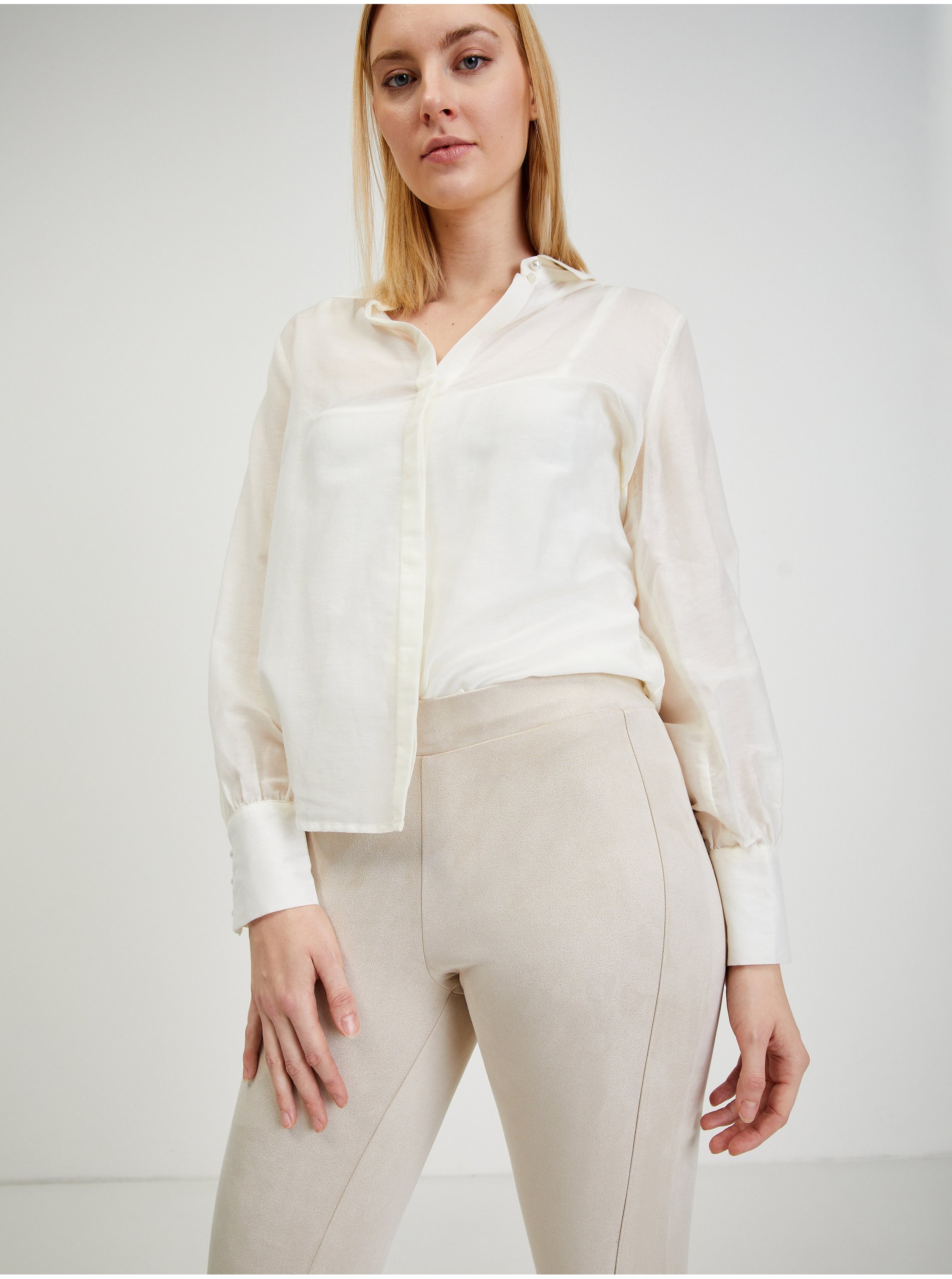 Pantaloni chino pentru femei ORSAY - bej