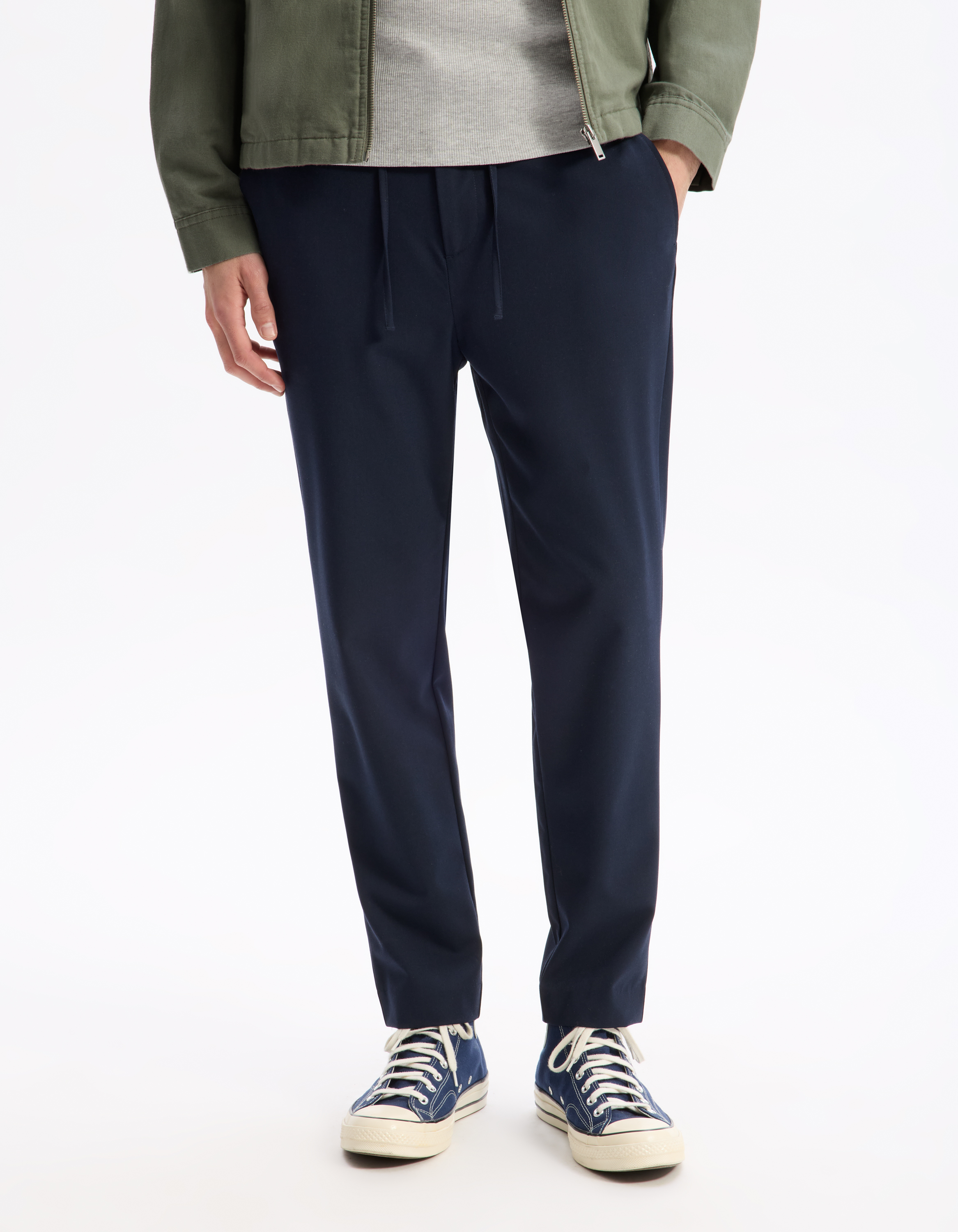 Pantaloni casual pentru barbati Celio - albastru inchis