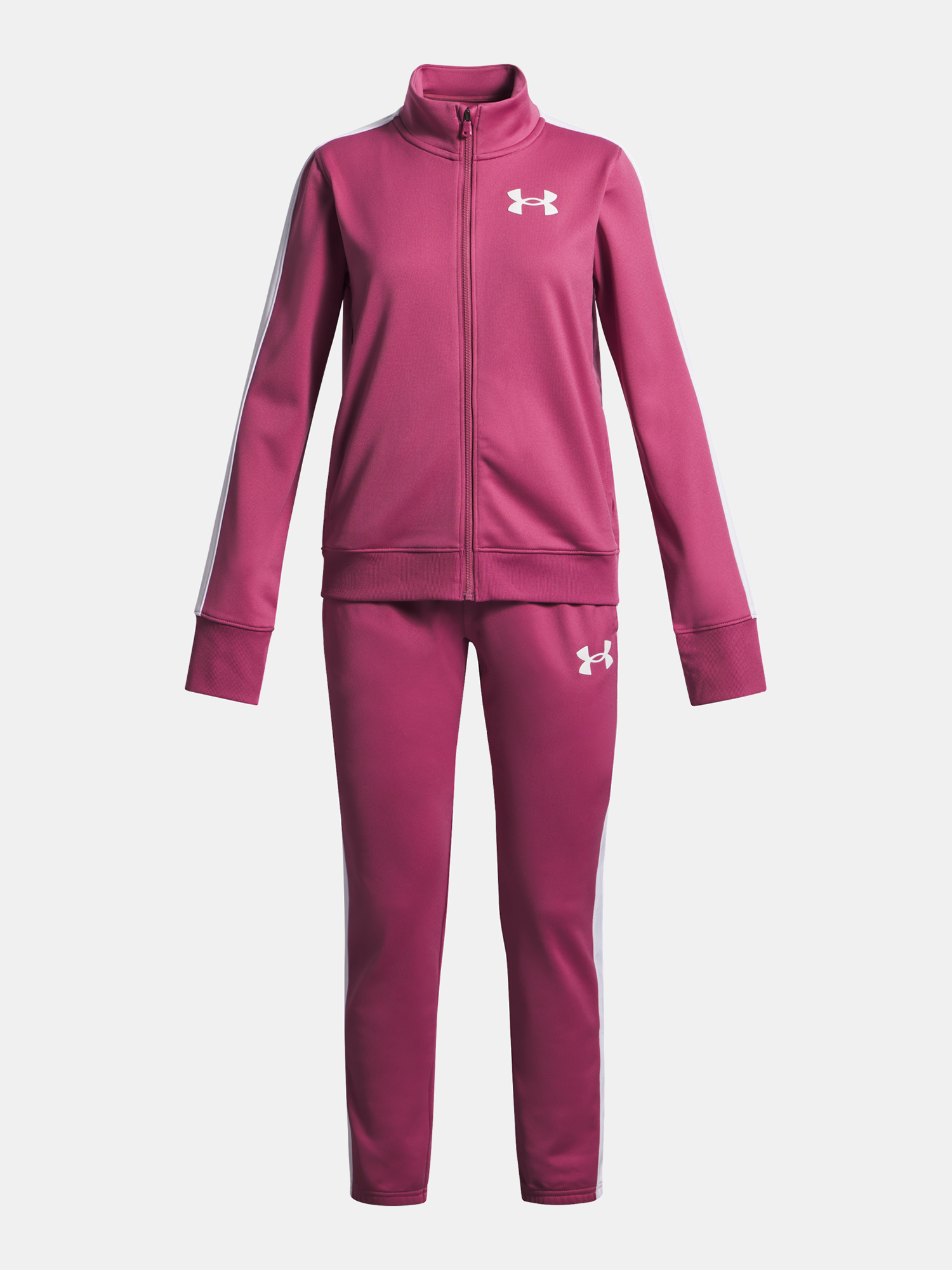 Under Armour UA Knit Track Suit-RED - Girls