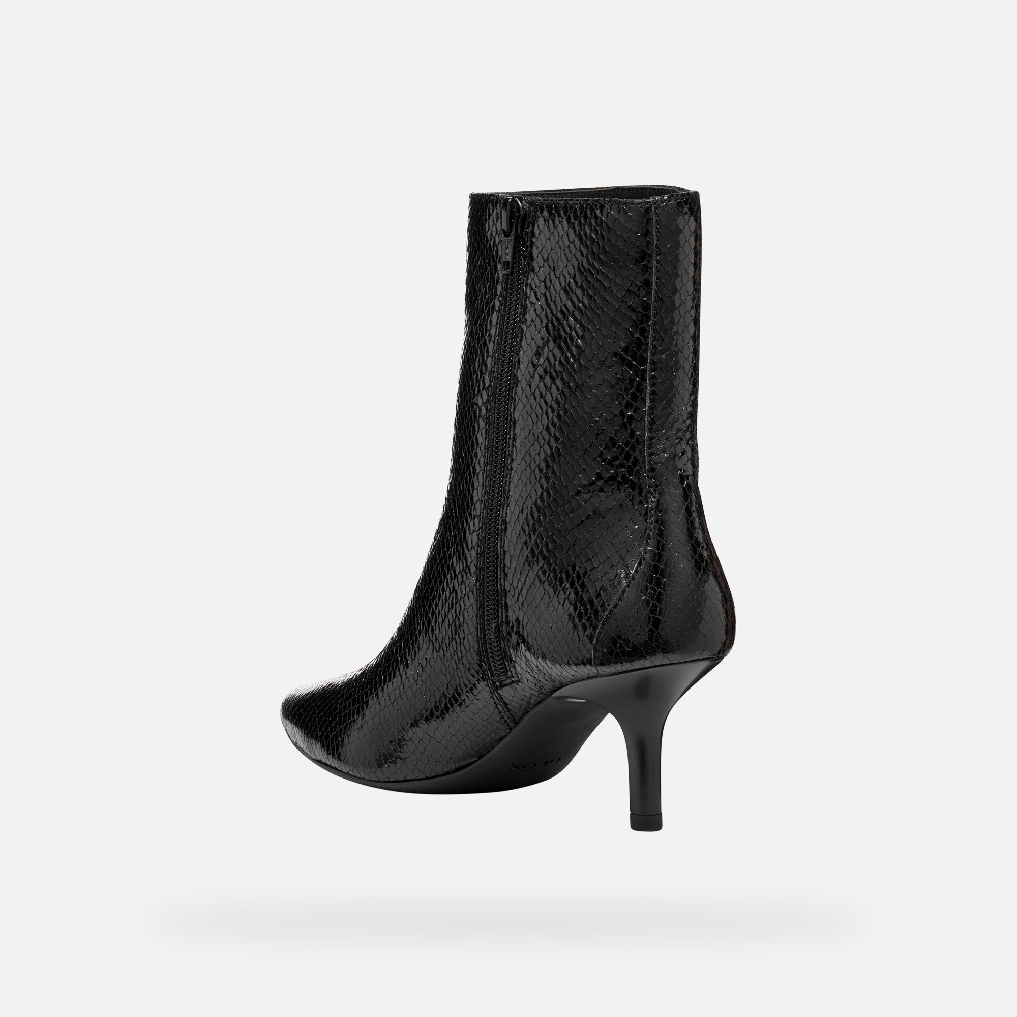 Black women's ankle boots Geox Kleopy - Women's