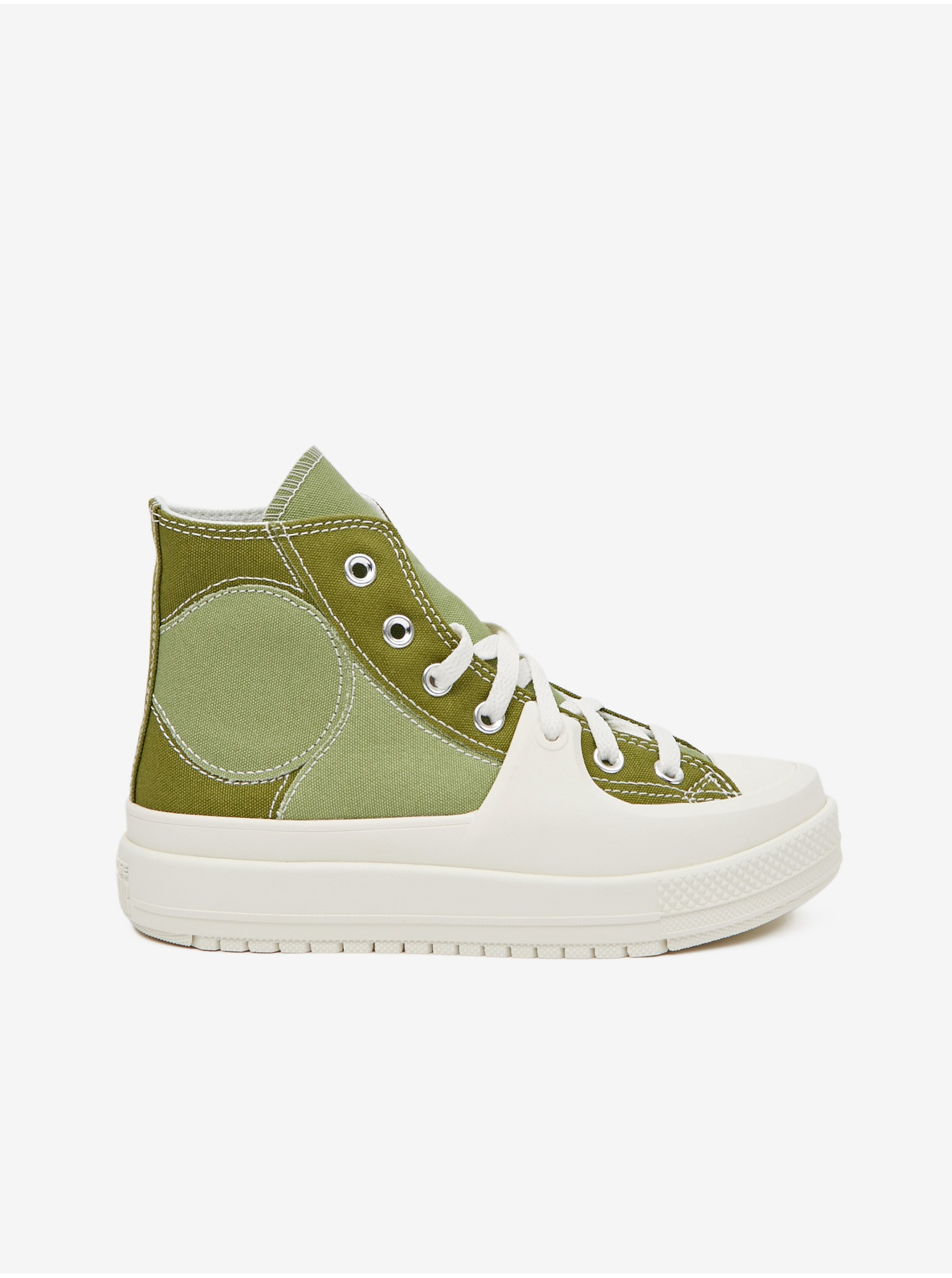 Green Ankle Sneakers Converse Chuck Taylor All Star Construct - Women