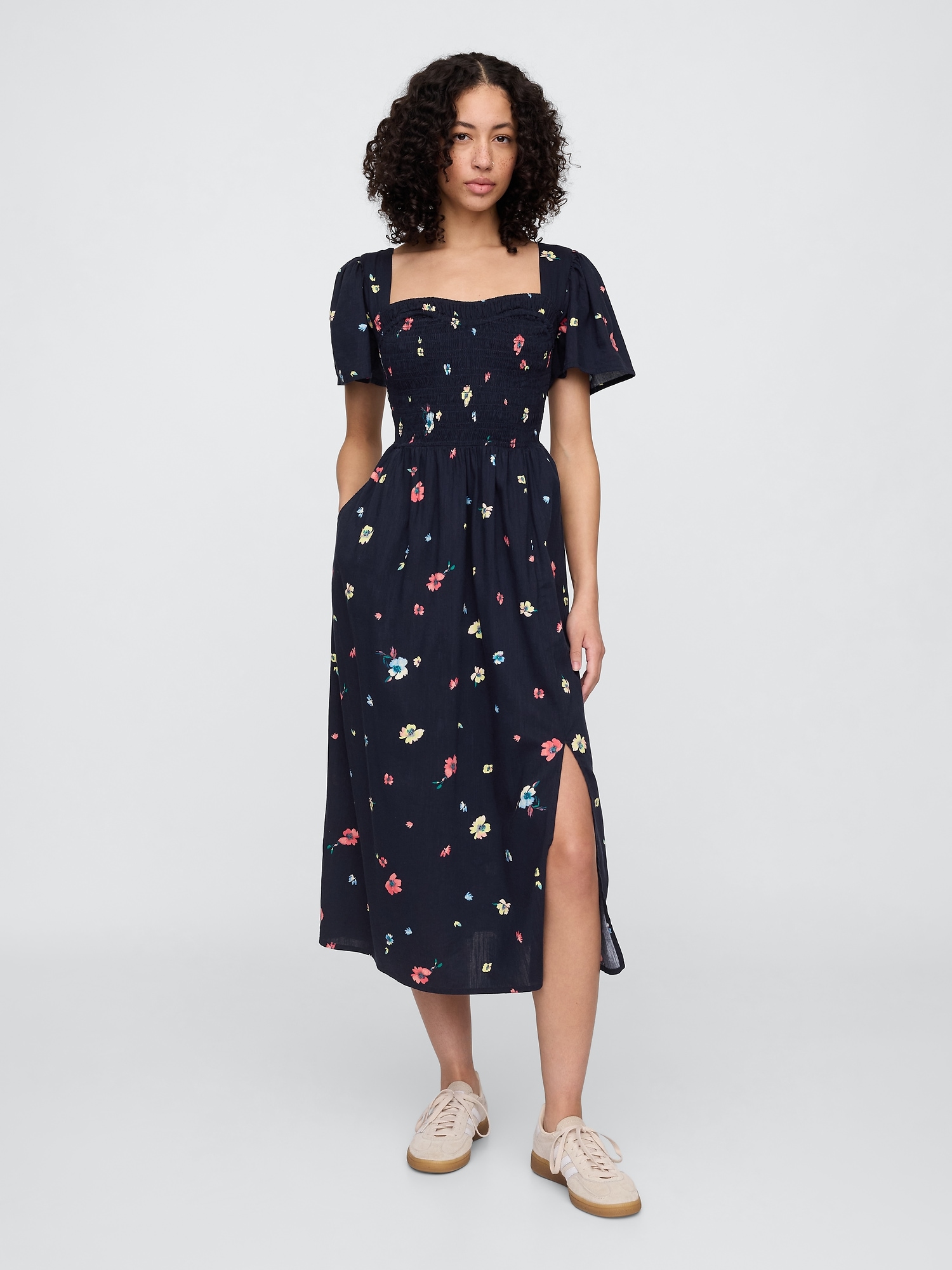GAP Midi dress with pockets - Women's