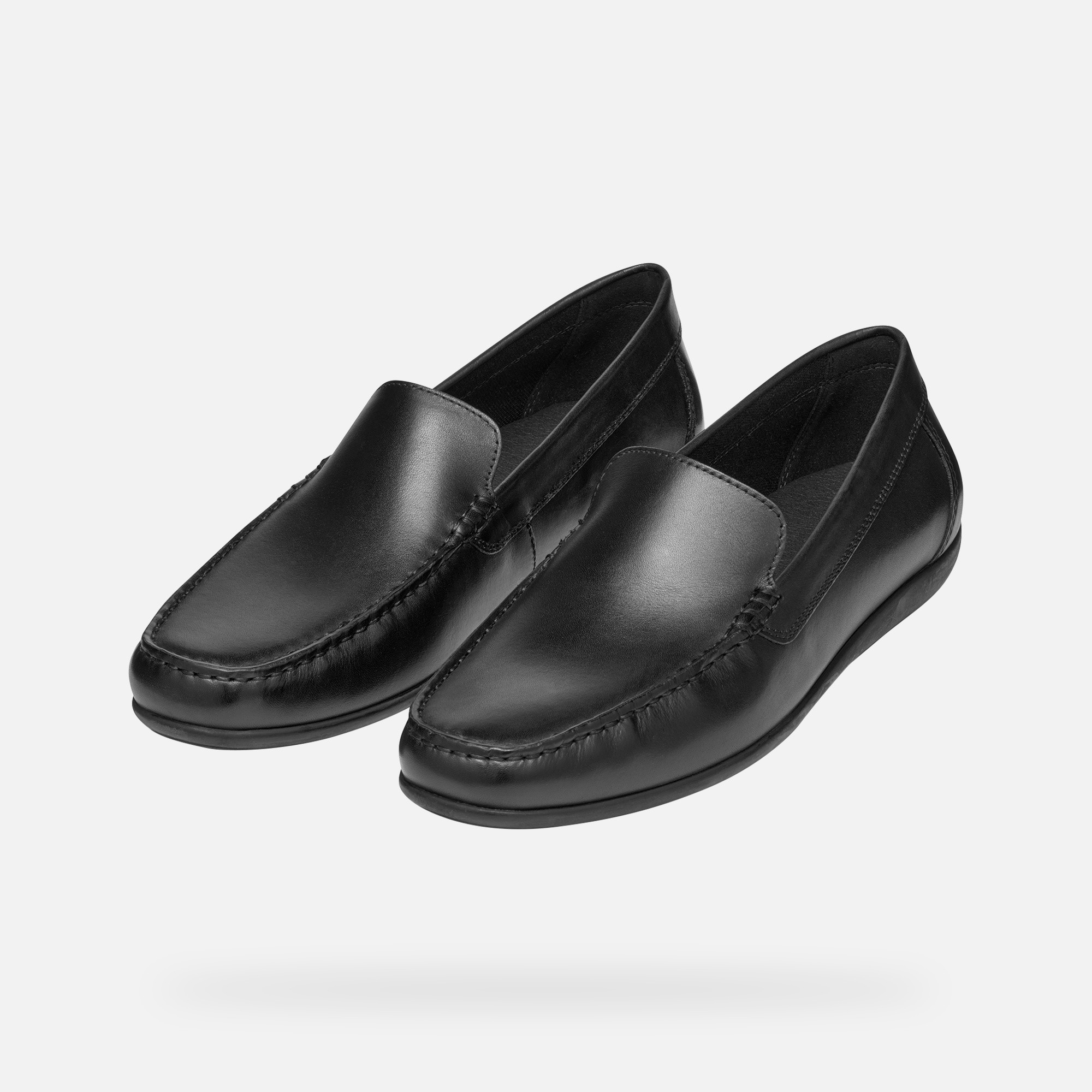 Black men&#039;s moccasins Geox Ascanio - Men&#039;s