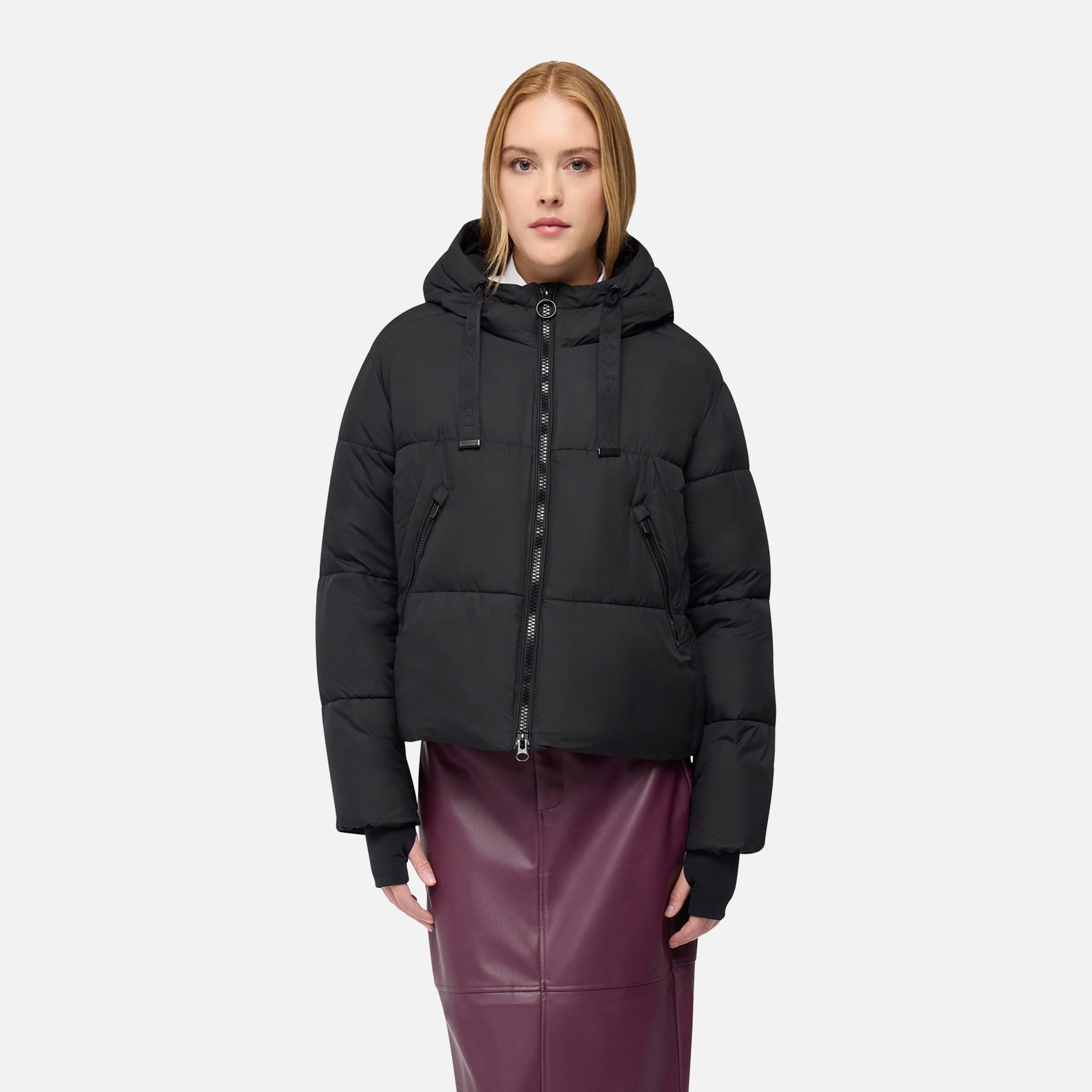 Geacă neagră pentru femei Geox Spherica