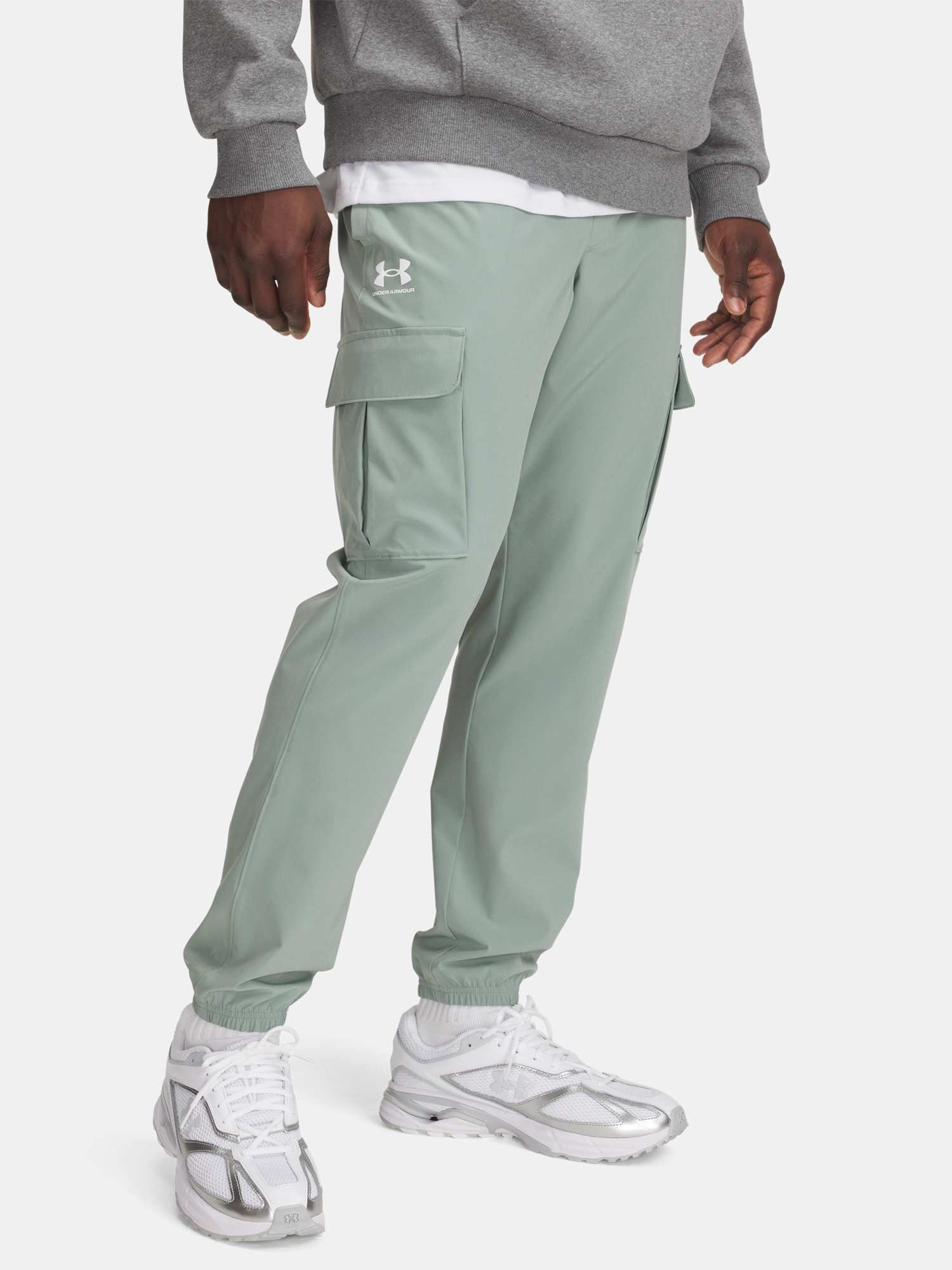 Mens Sports Pants Under Armour UA Vibe Woven Cargo Pants - Mens
