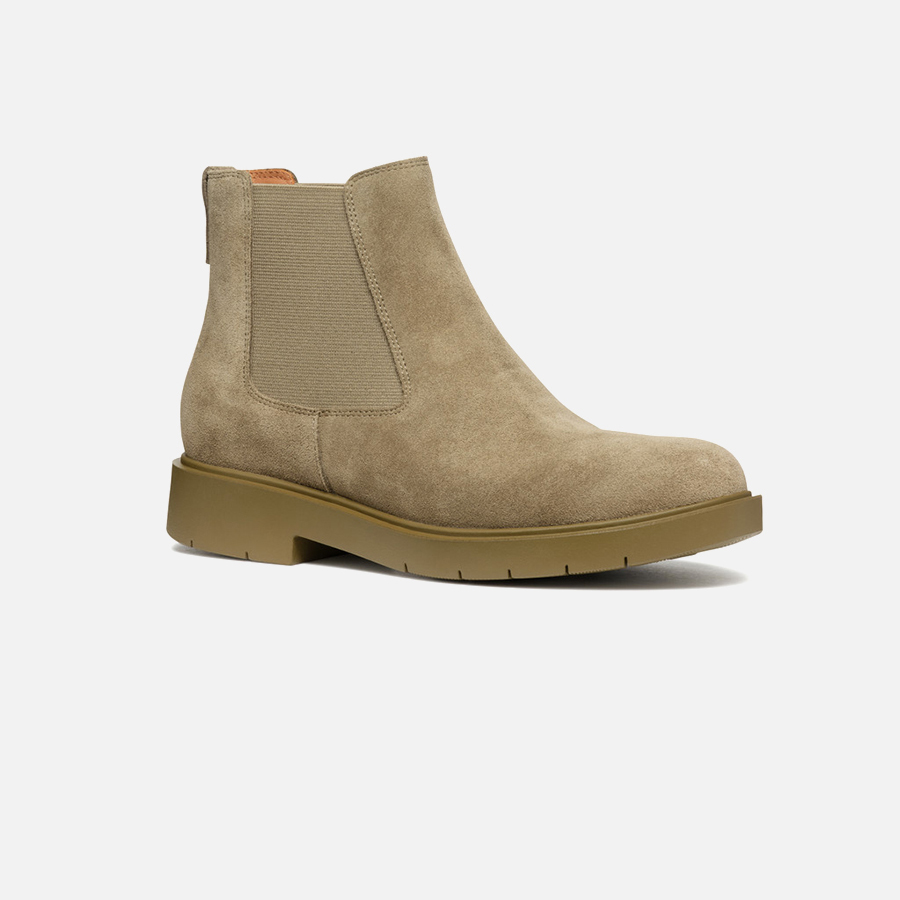 Beige women's ankle boots Geox Spherica EC1 - Women's