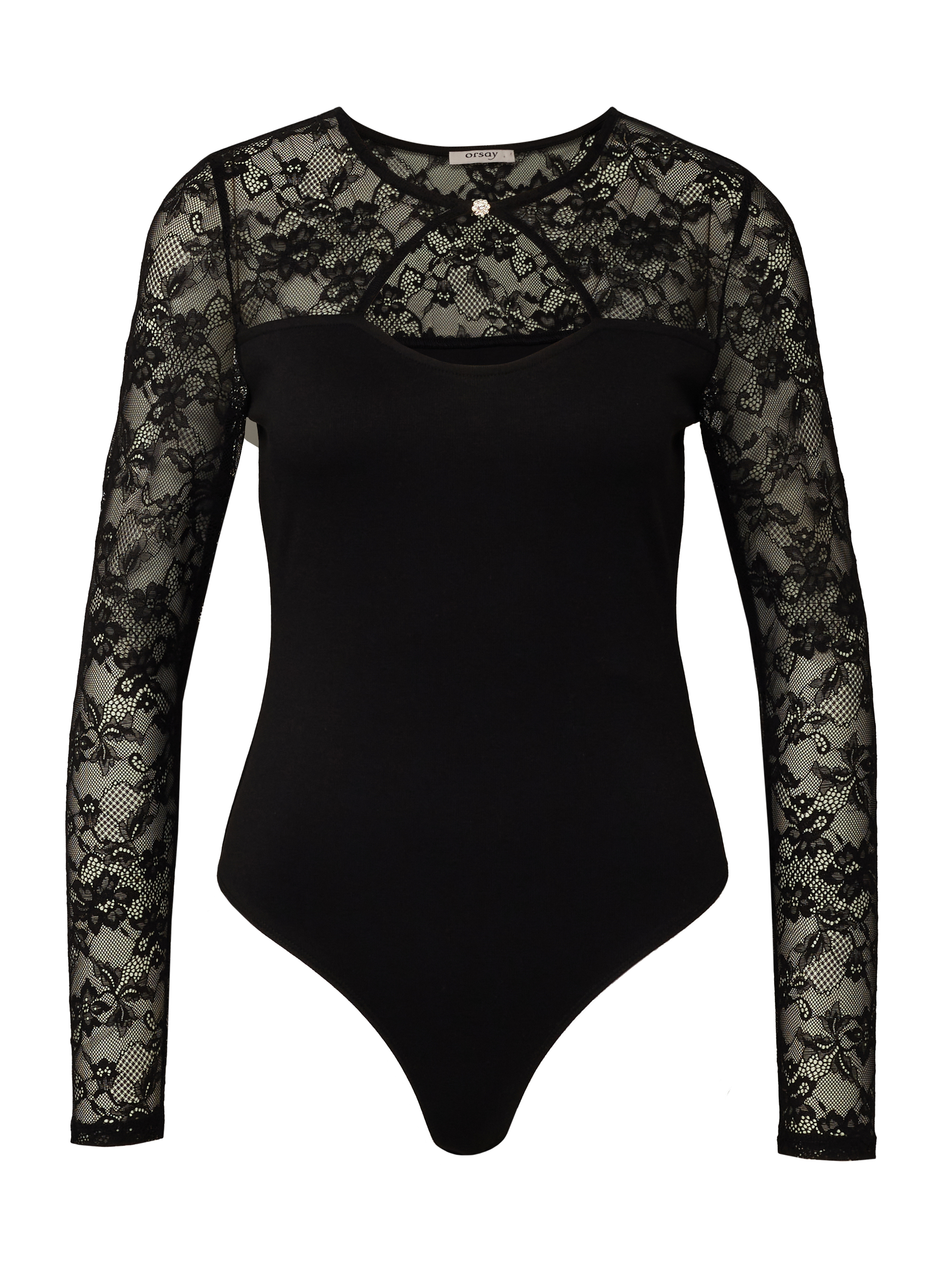Black women's bodysuit with long sleeves ORSAY - Women's