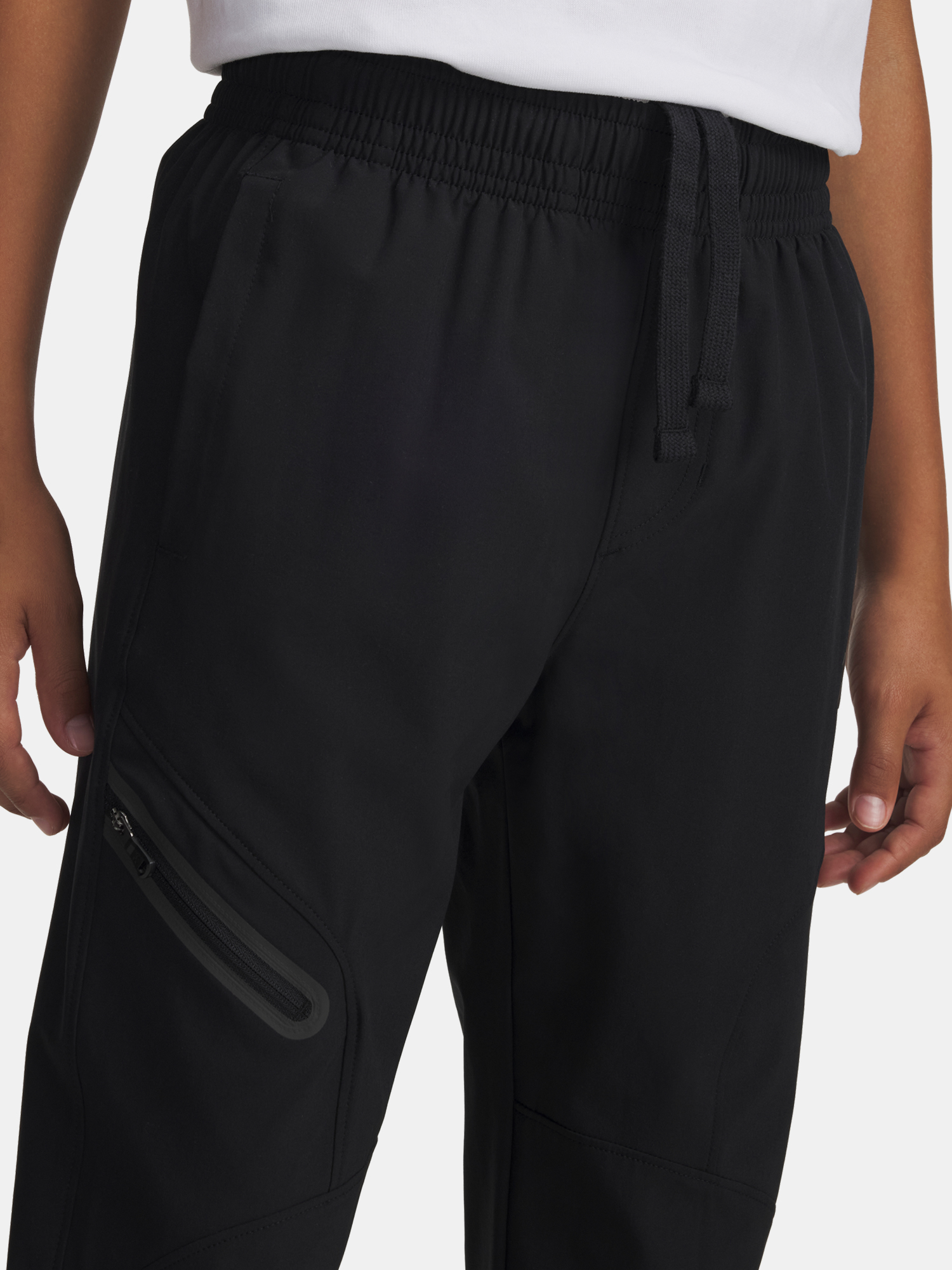 Boys&#039; Sweatpants Under Armour UA B Unstoppable Wvn Jgr-BLK - Boys
