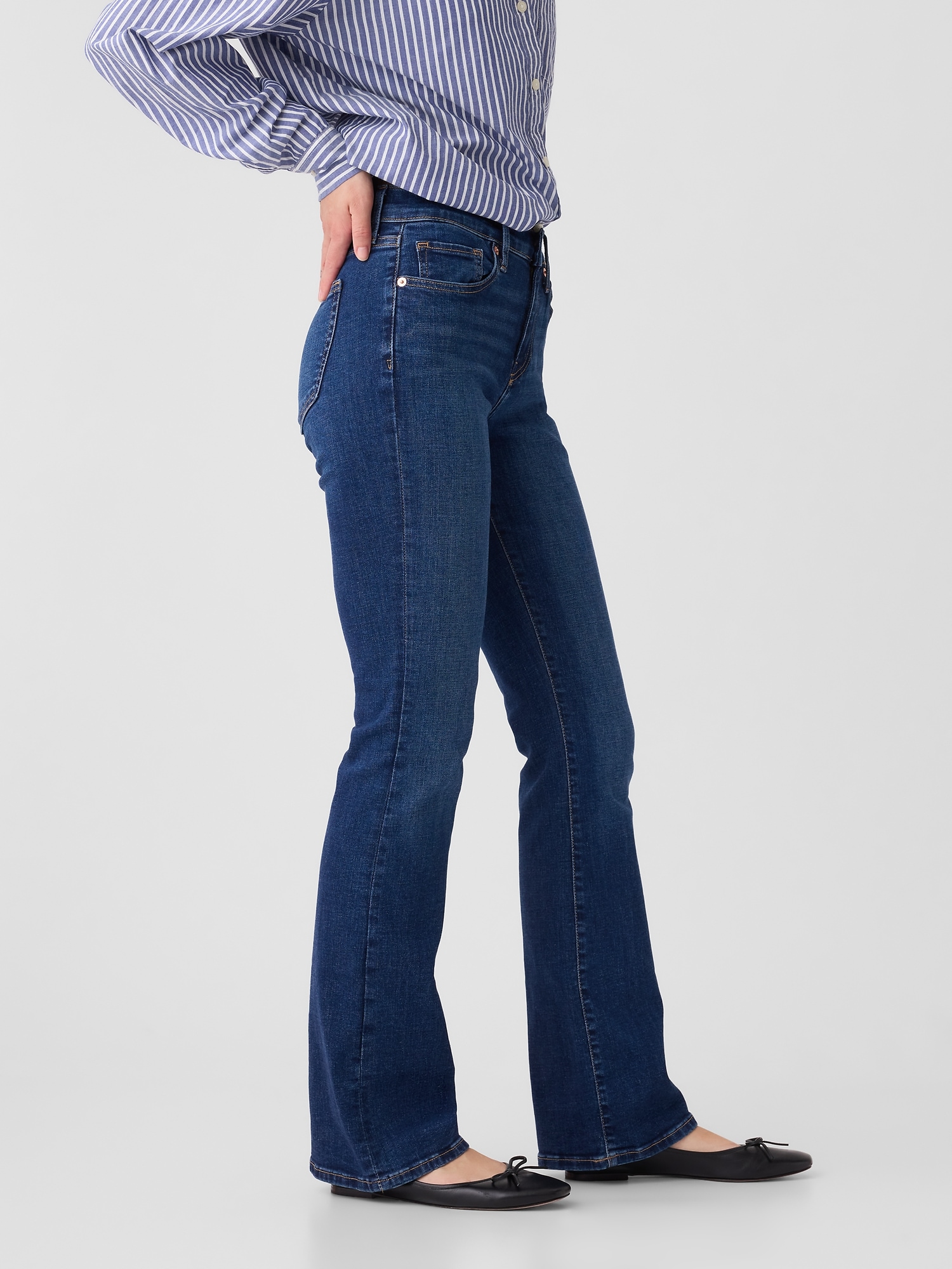 GAP Mid Rise Baby Boot Jeans - Women&#039;s