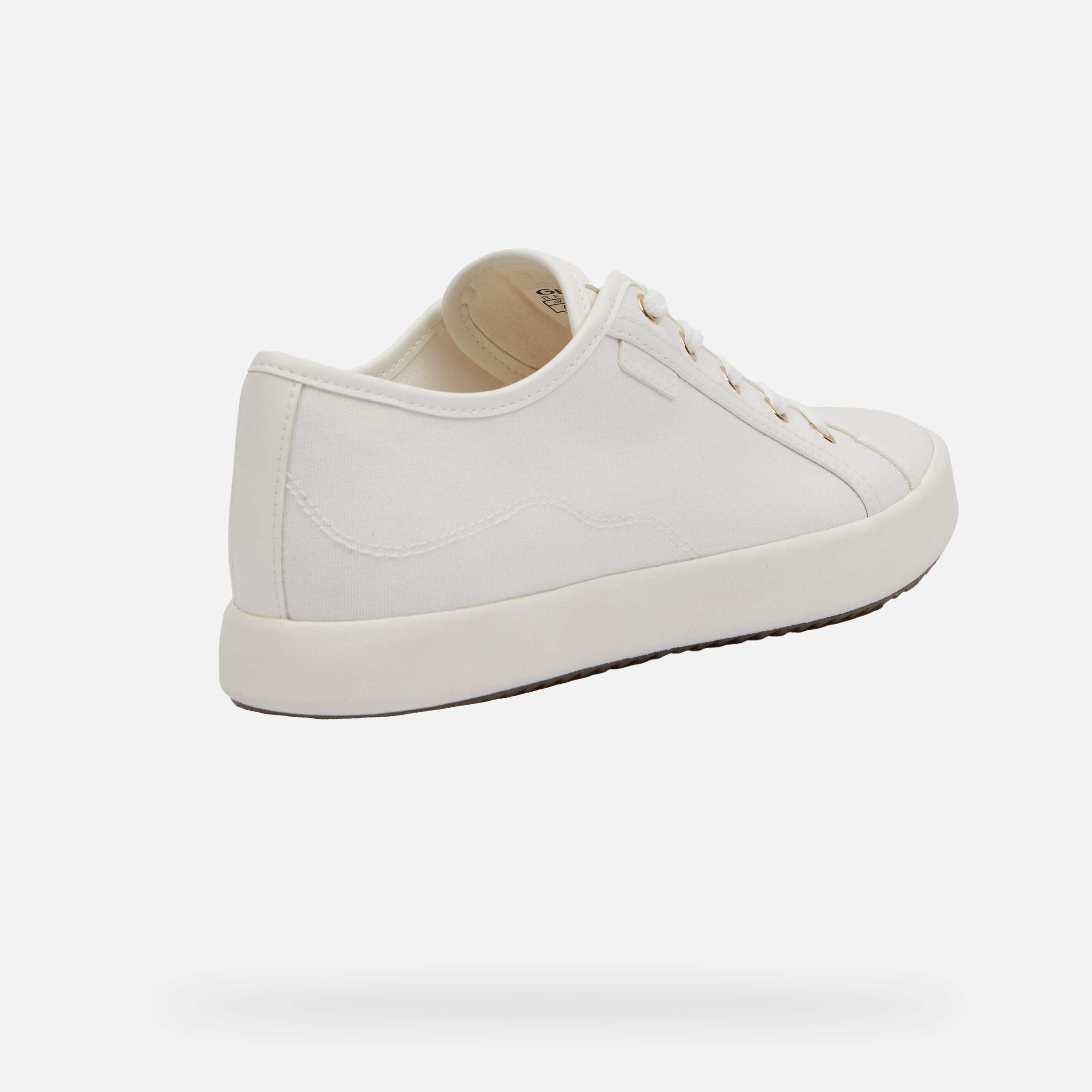 White women's sneakers Geox Blomiee - Women's