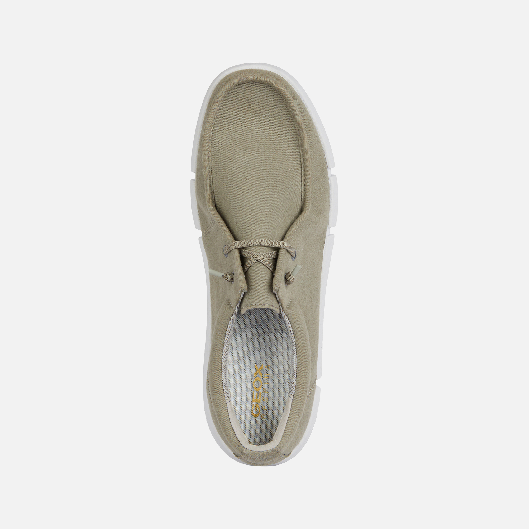 Light green men&#039;s moccasins Geox Adacter m - Men&#039;s