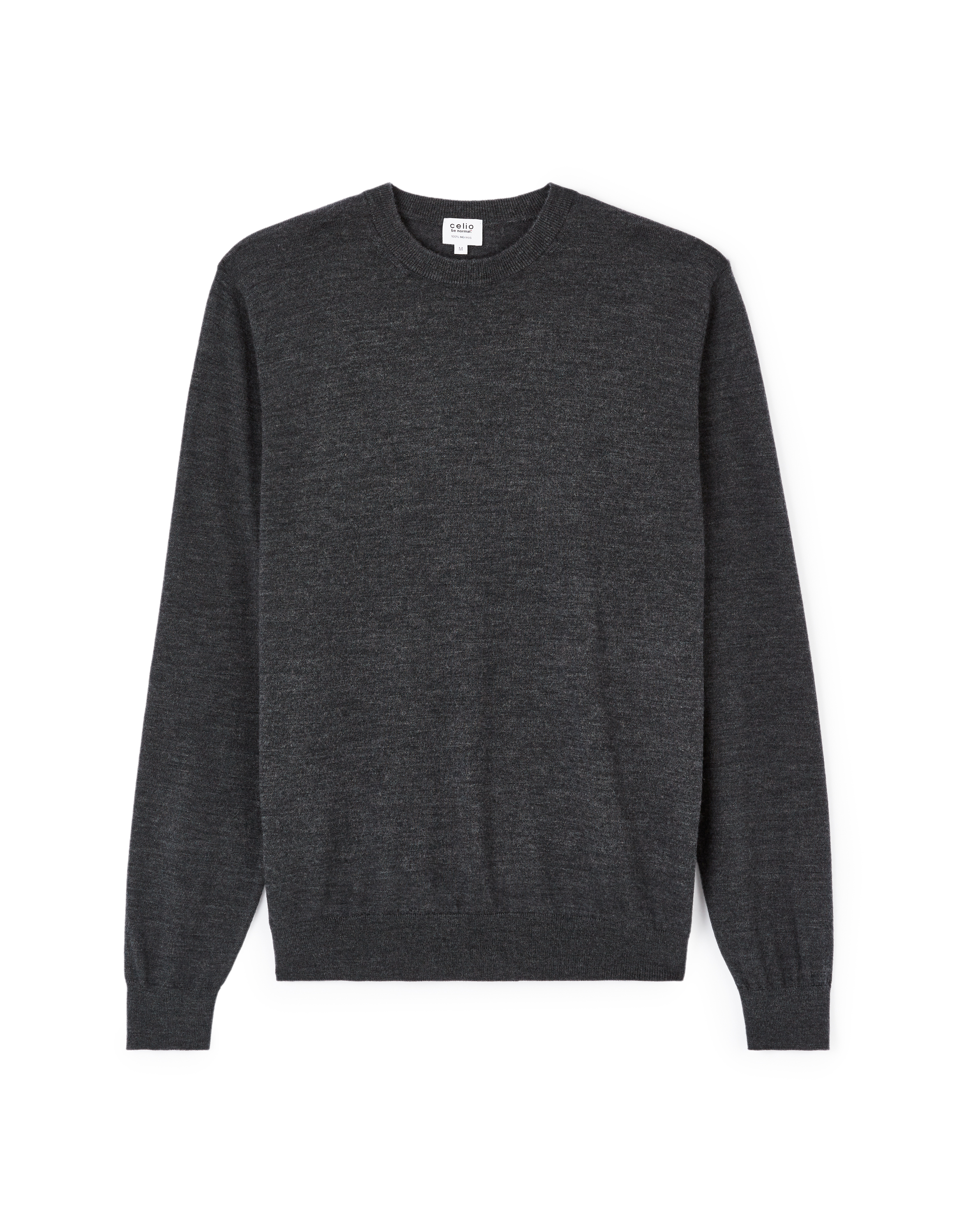 Celio Wool sweater Semerirond merino - Men&#039;s