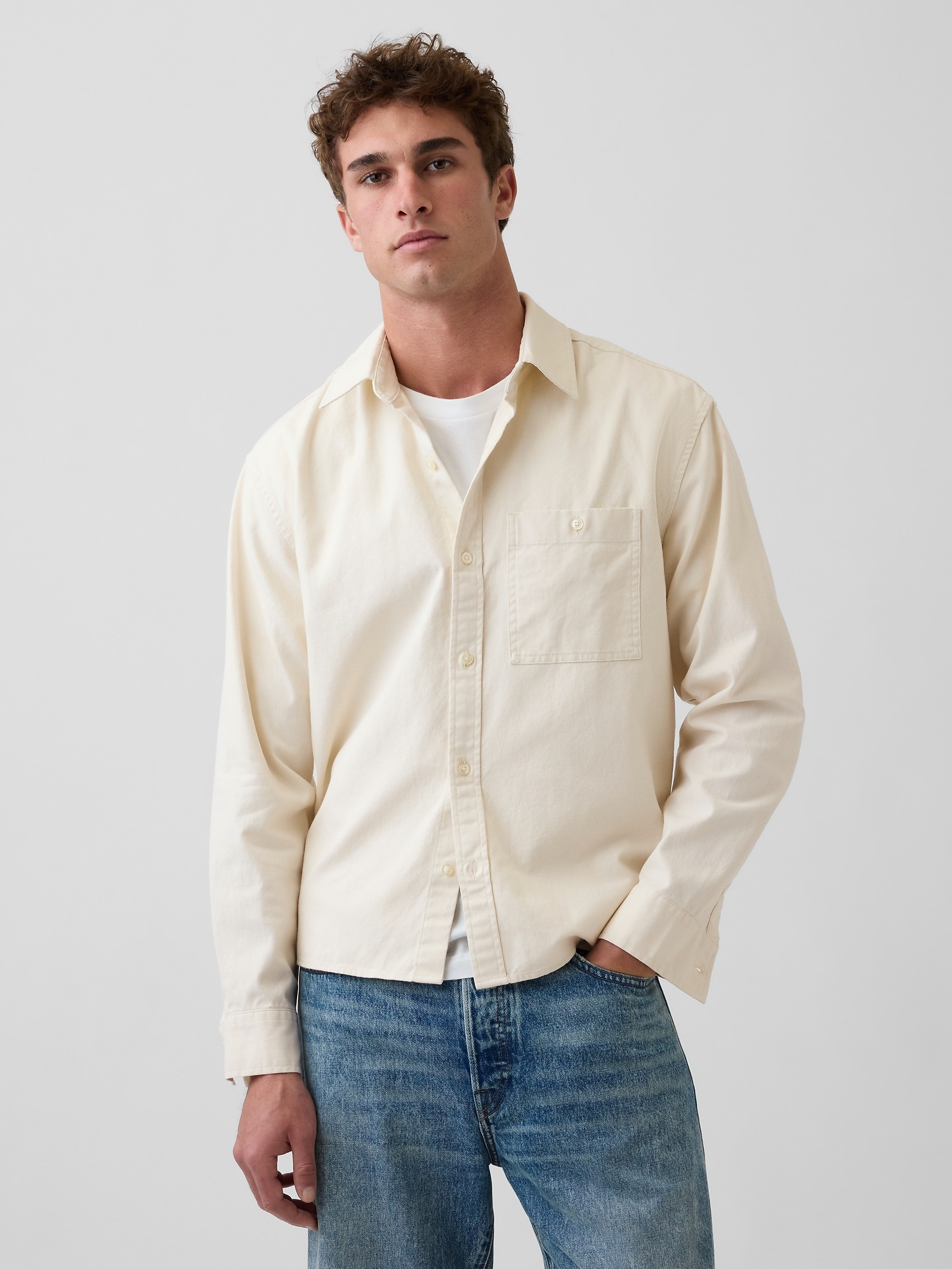 Мъжка риза GAP Canvas Utility