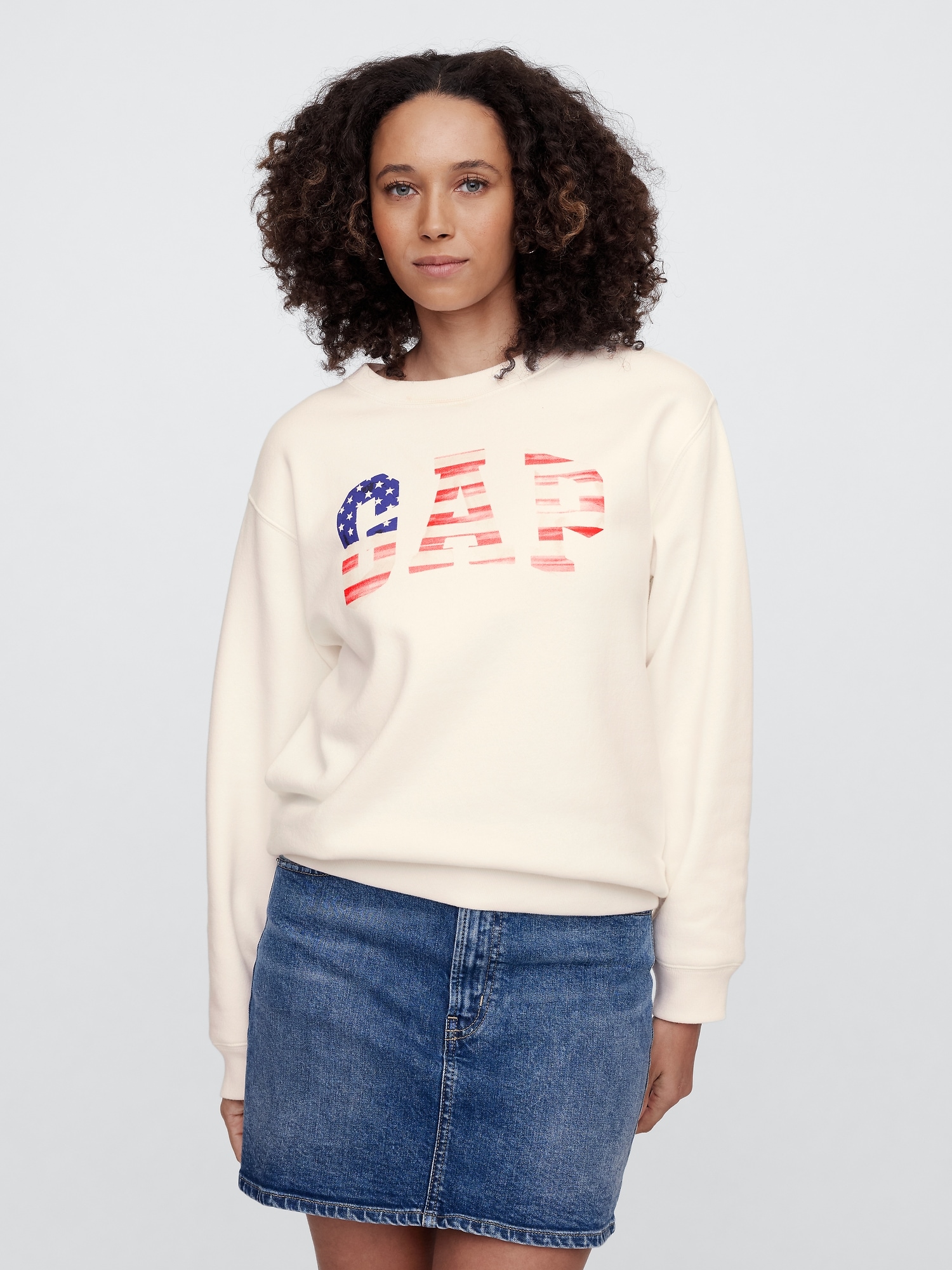 GAP Sweatshirt with Heritage Americana logo - Women&#039;s