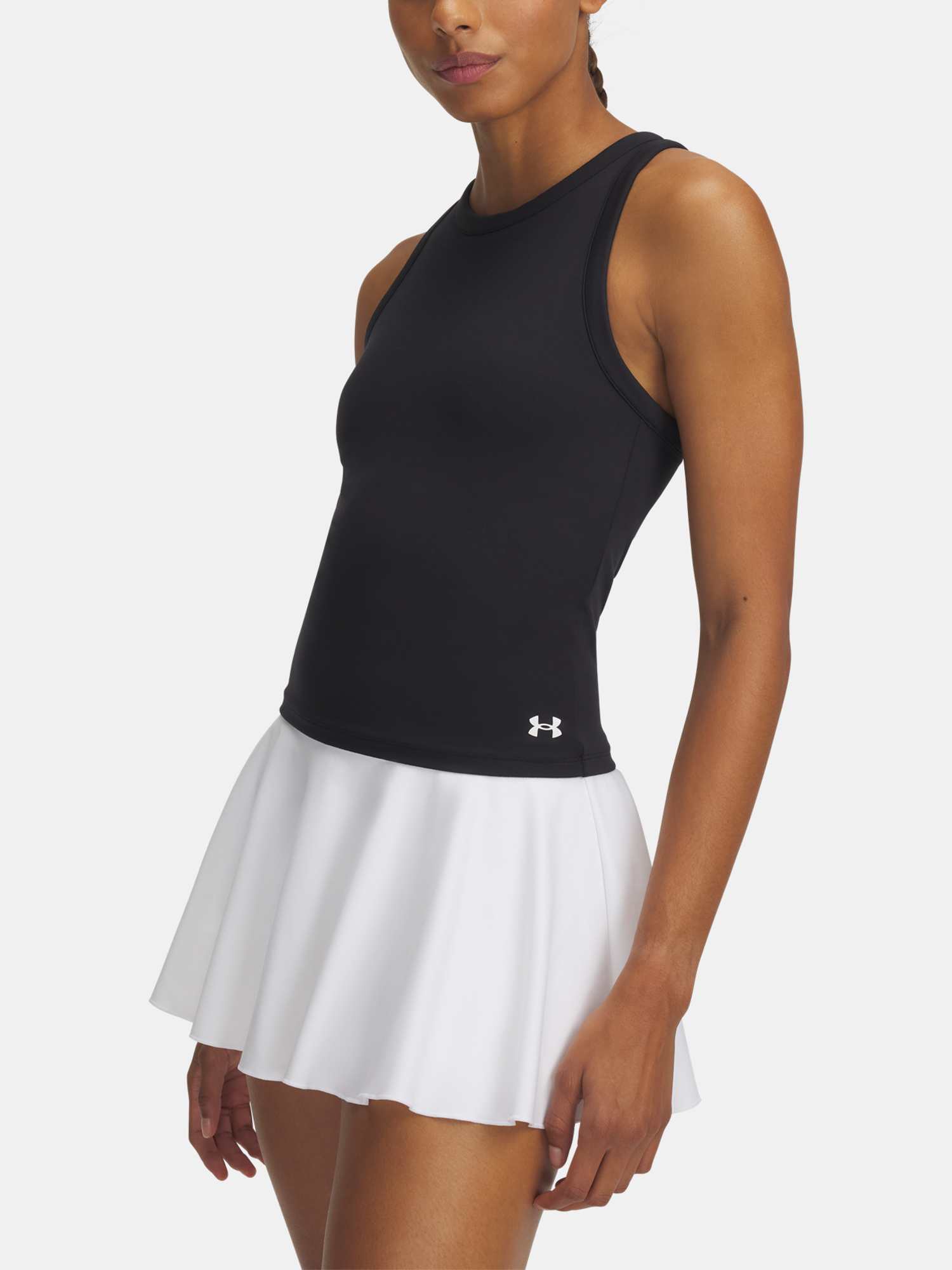 Womens tank top Under Armour Motion High Neck Tank - Womens