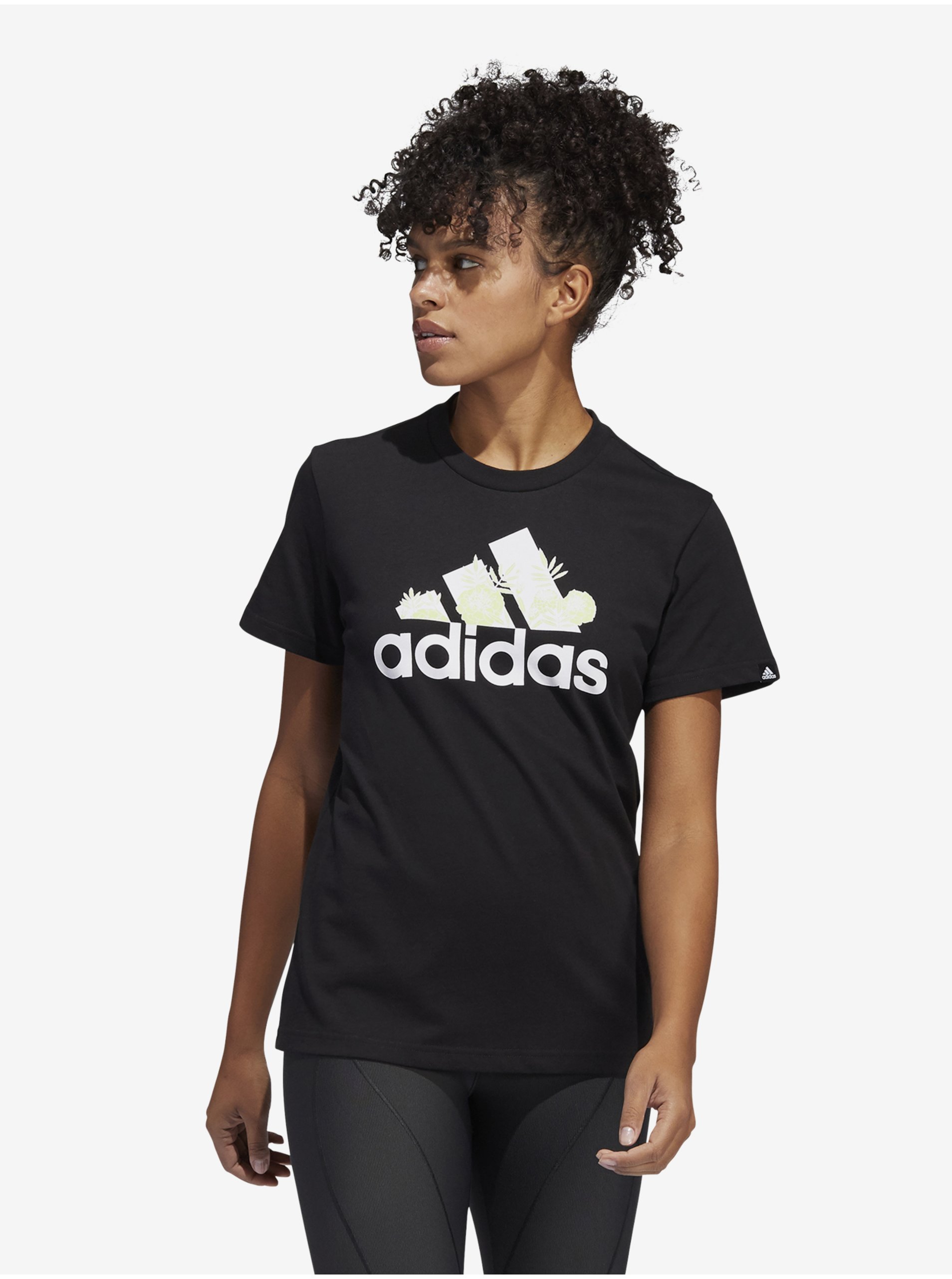 Black Women's T-Shirt adidas Performance - Women