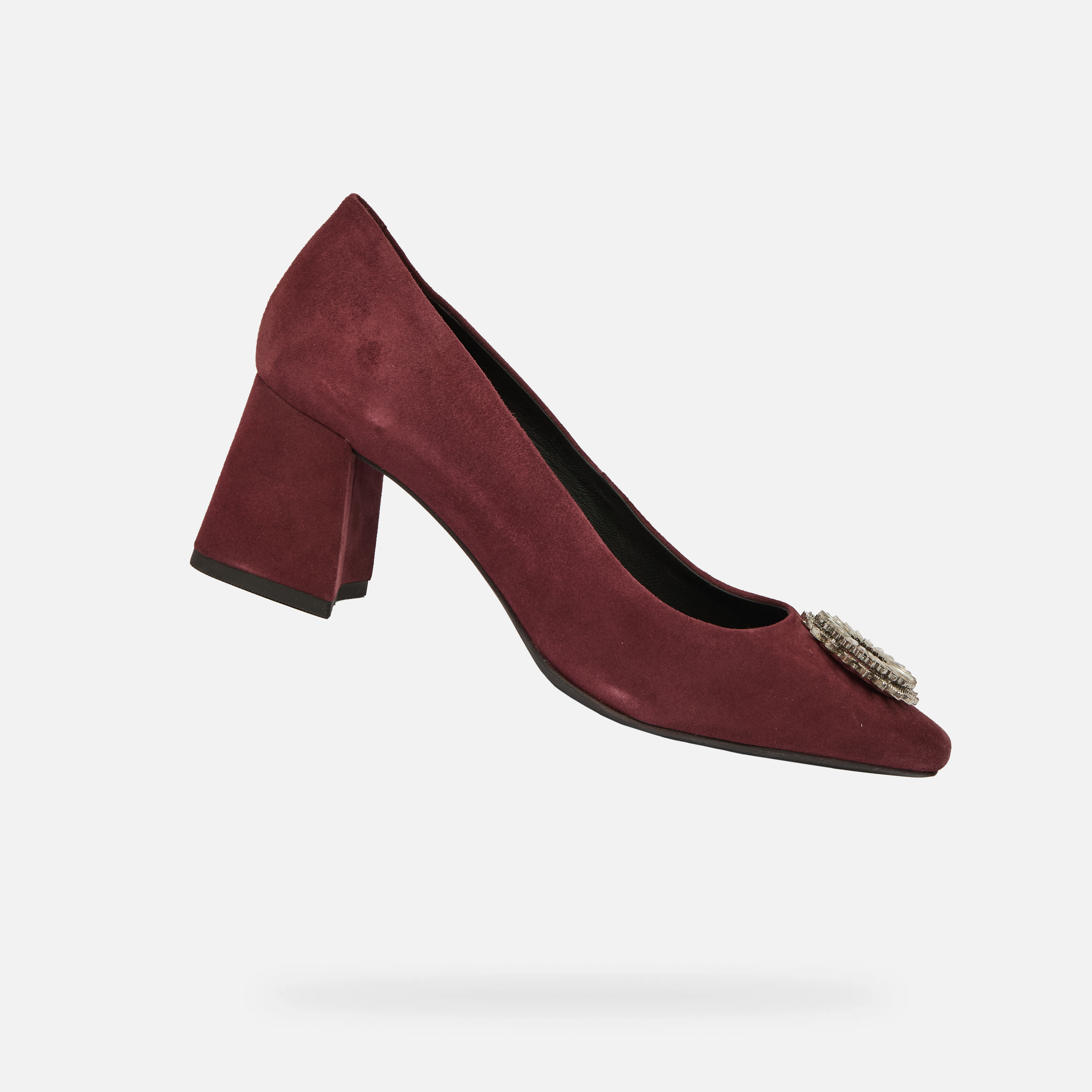 Burgundy women's pumps Geox Giselda - Women's