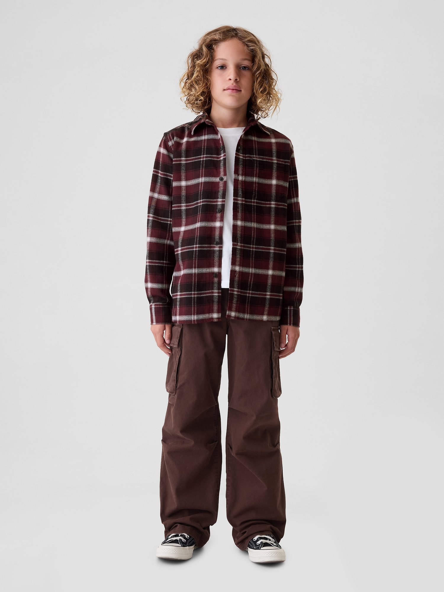 GAP Children&#039;s checkered flannel shirt - Boys