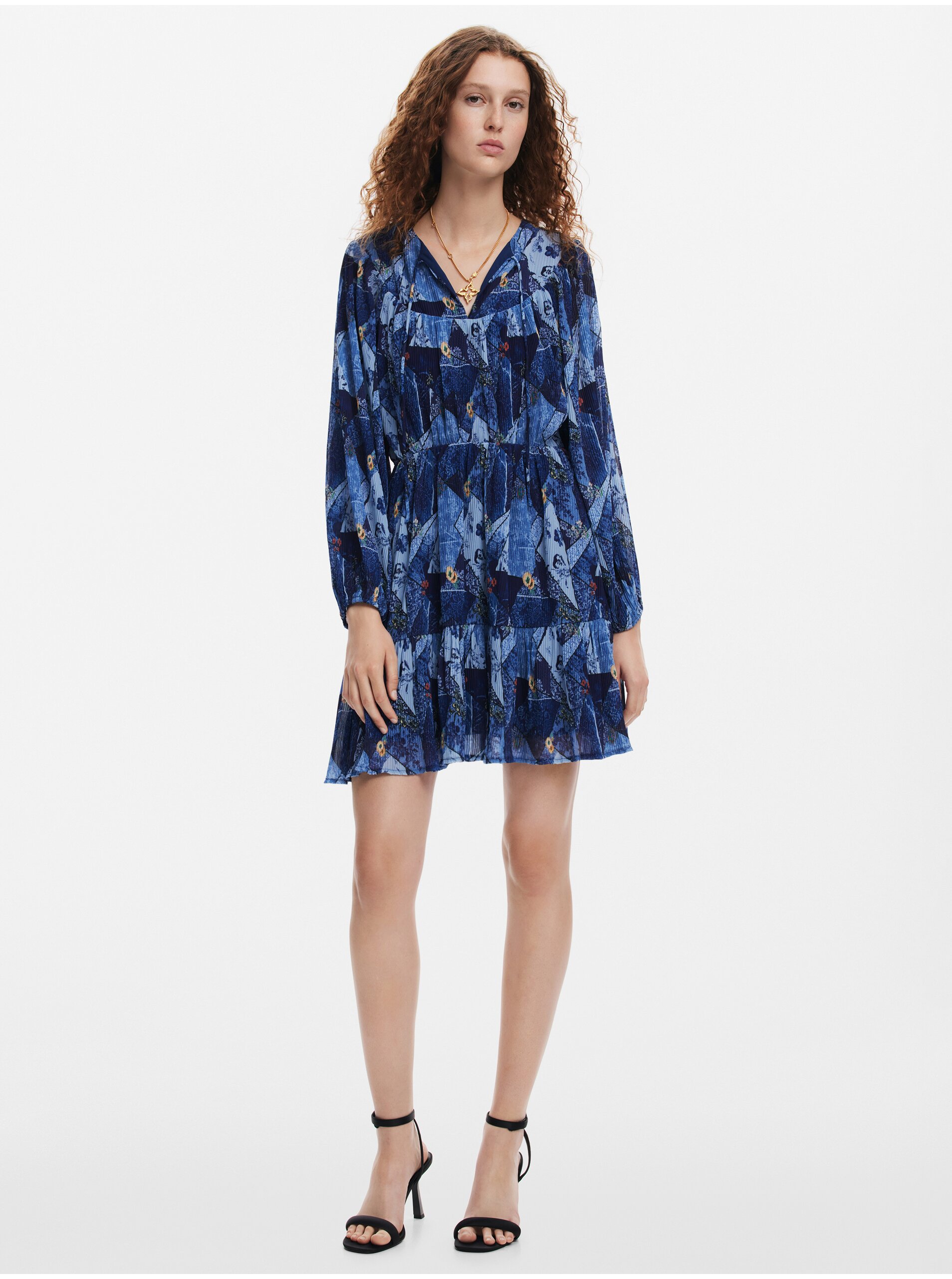 Women's patterned dress Desigual Luca - Women's