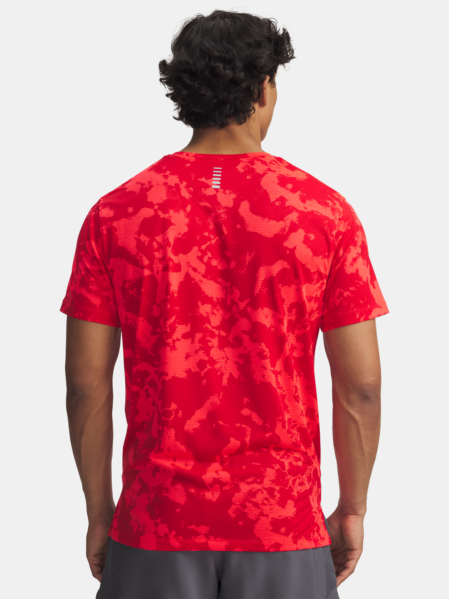 Men's T-shirt Under Armour UA Launch Printed SS-RED - Men's