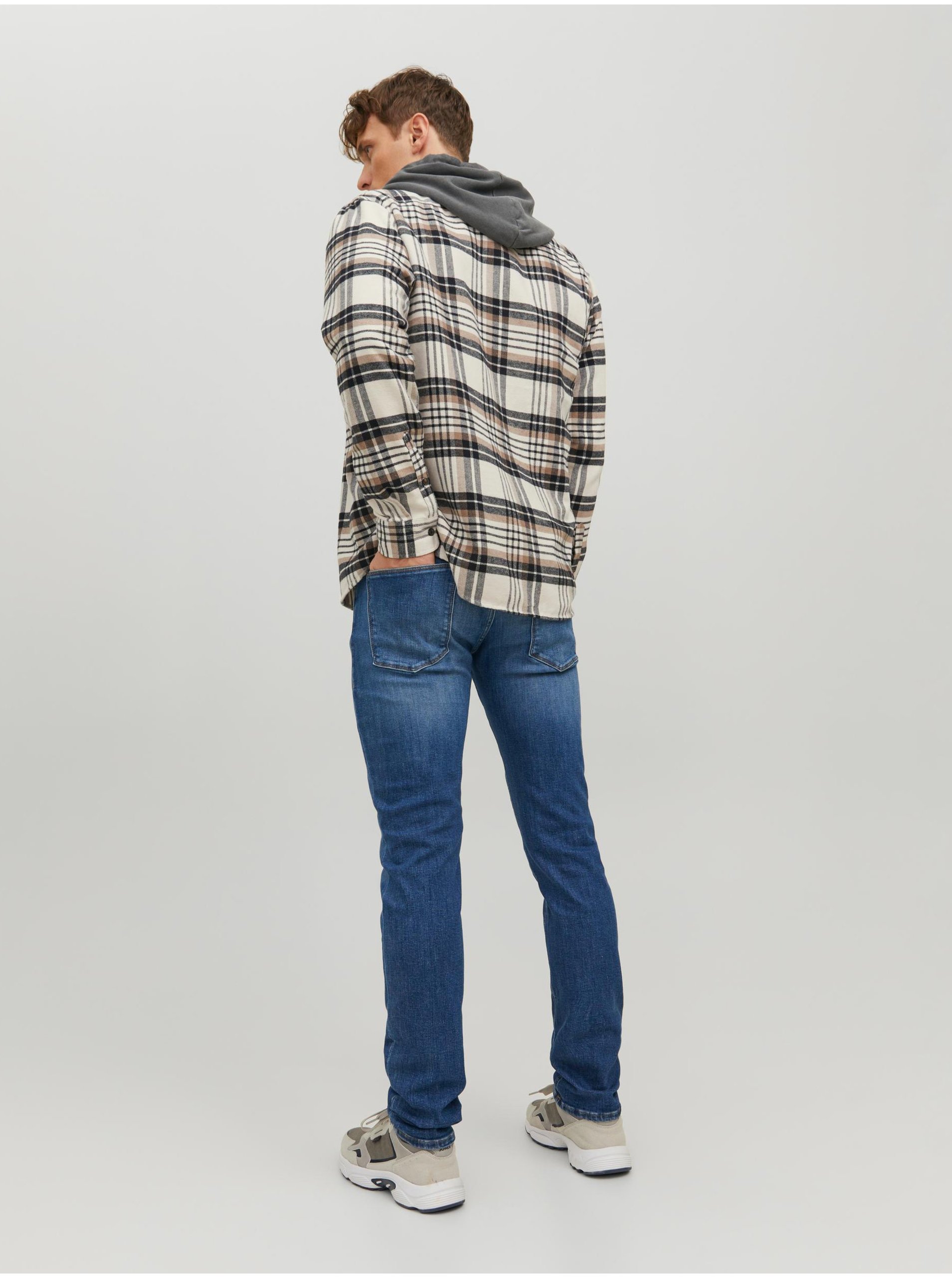 Slim fit pentru barbati Jack & Jones - albastru