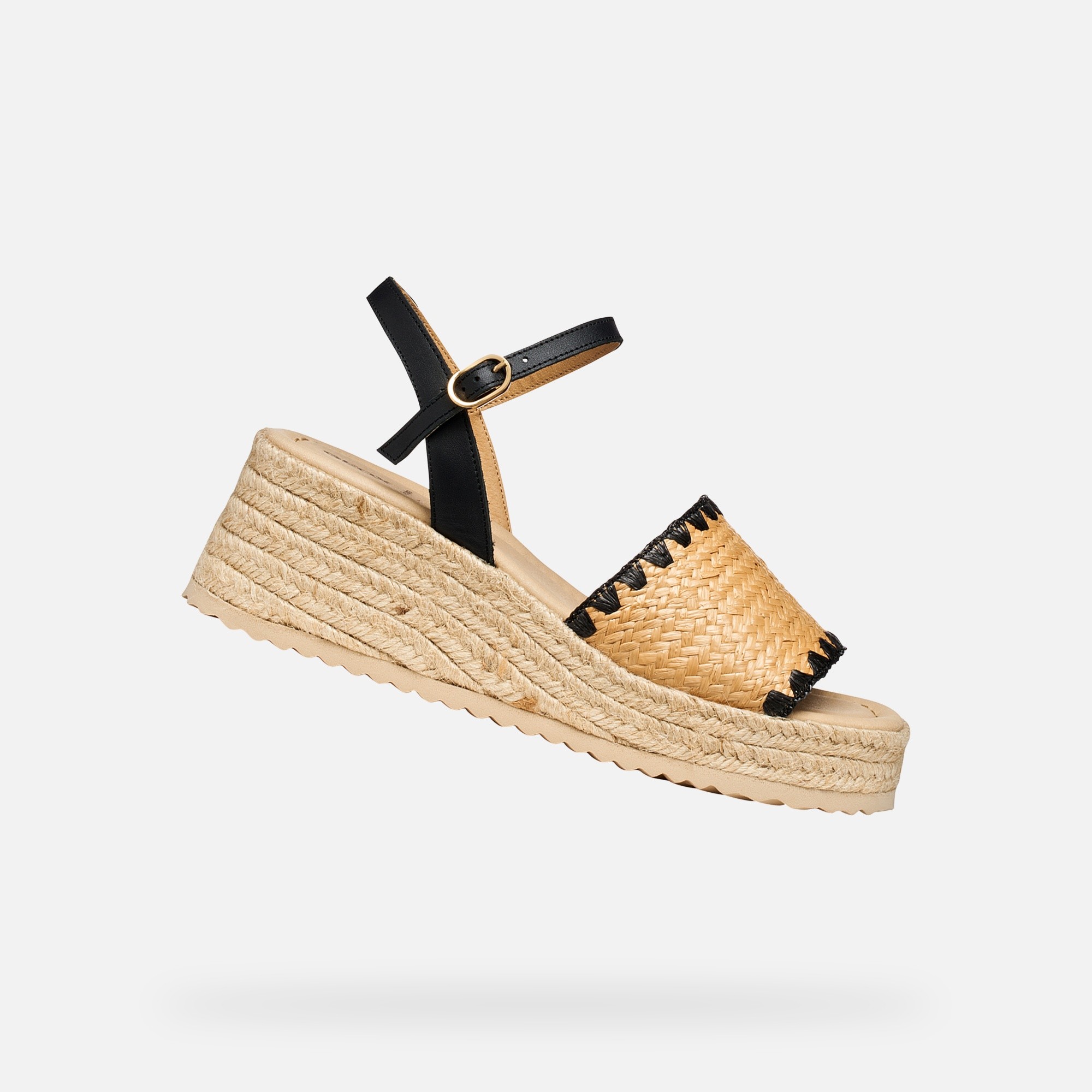 Черни дамски сандали Geox Alemeria