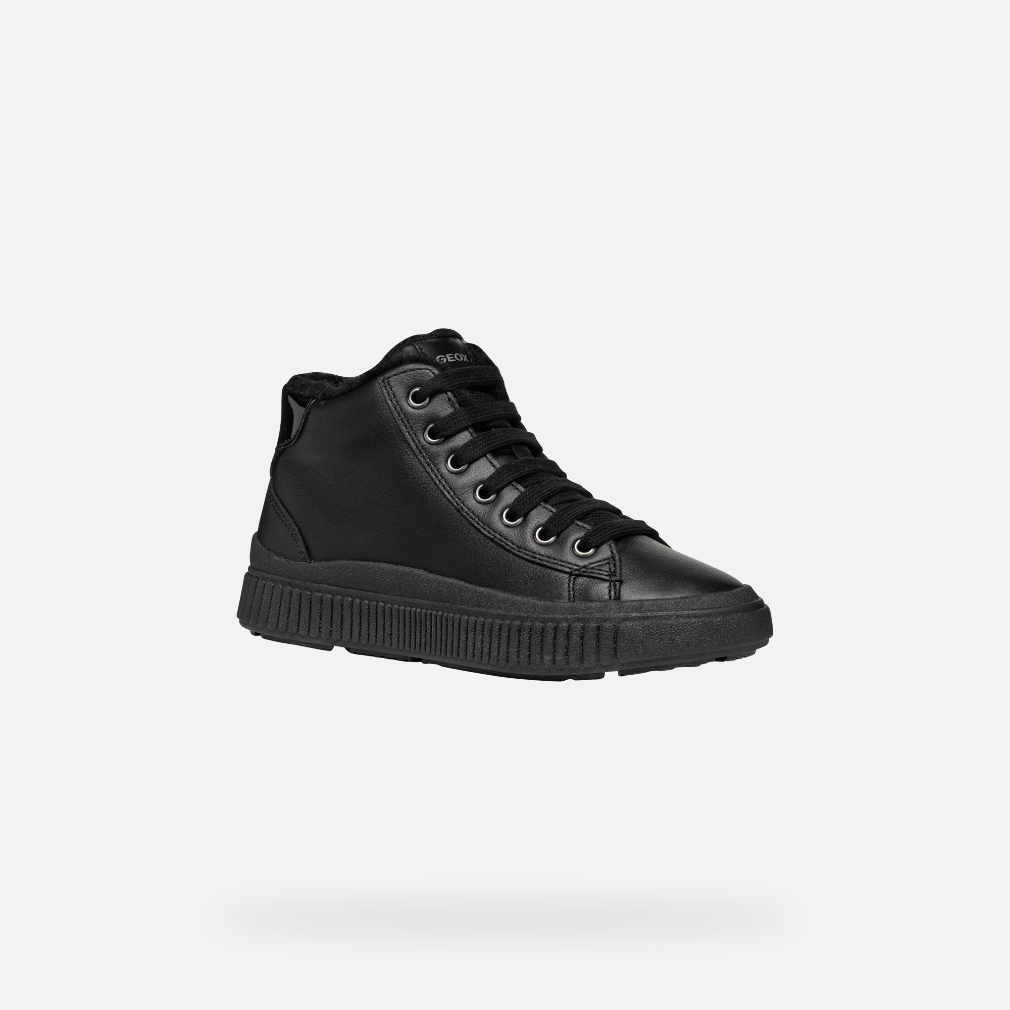 Black Girls' Sneakers Geox Laquinny - Girls