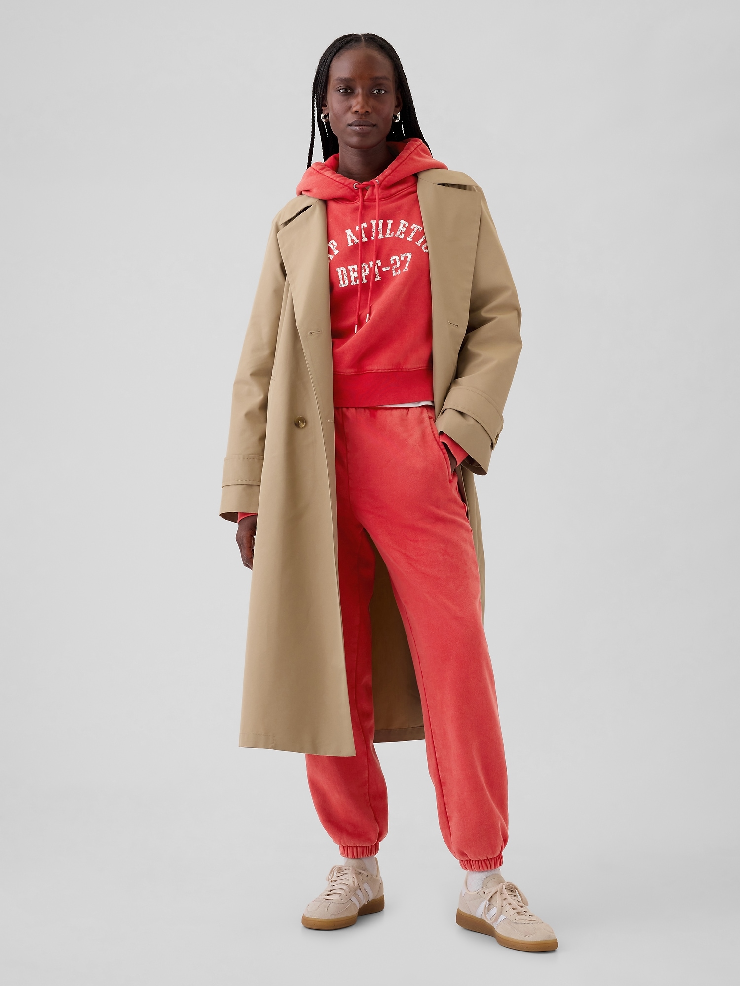 GAP Crop sweatshirt with logo - Women&#039;s