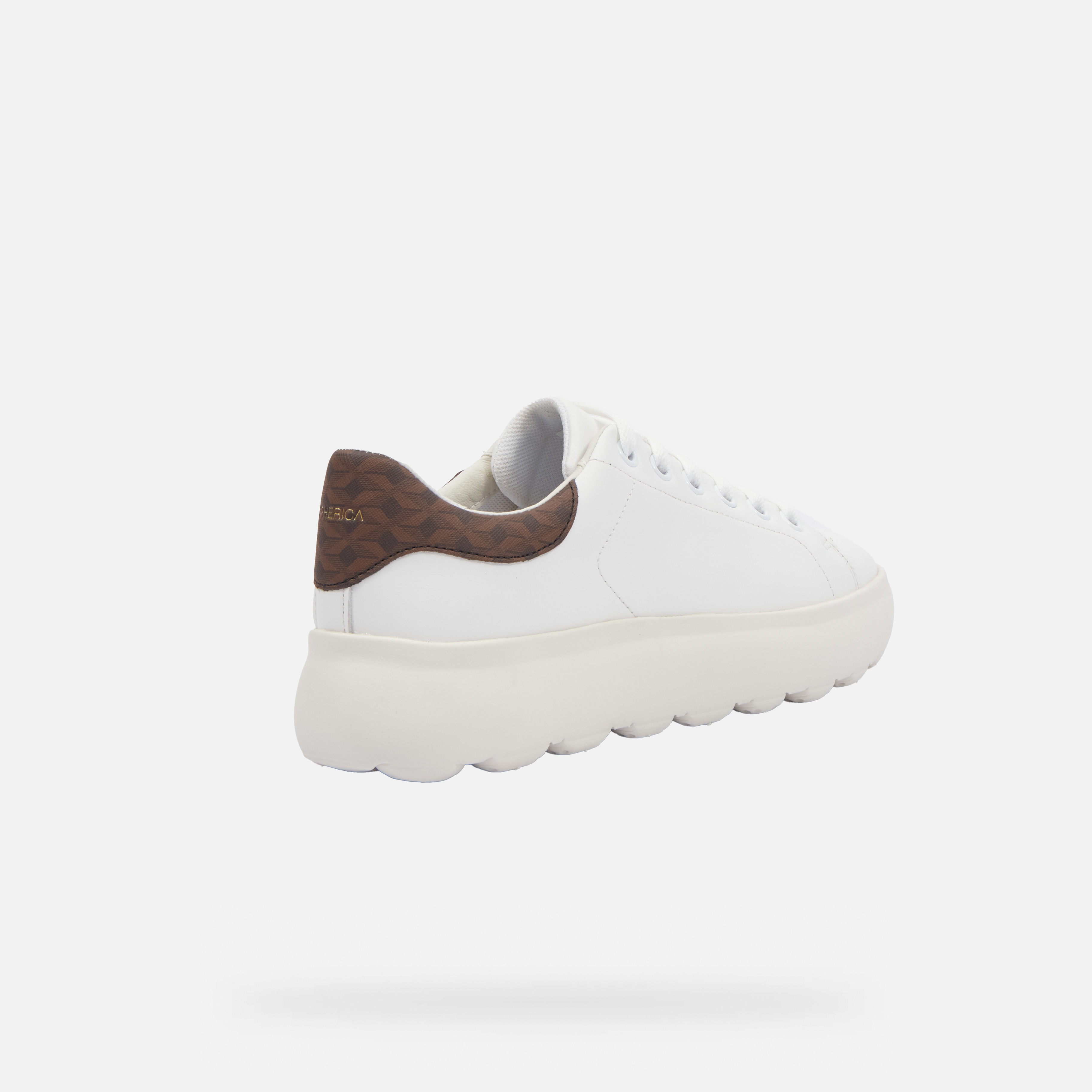 White women's sneakers Geox Spherica EC4.1 - Women's