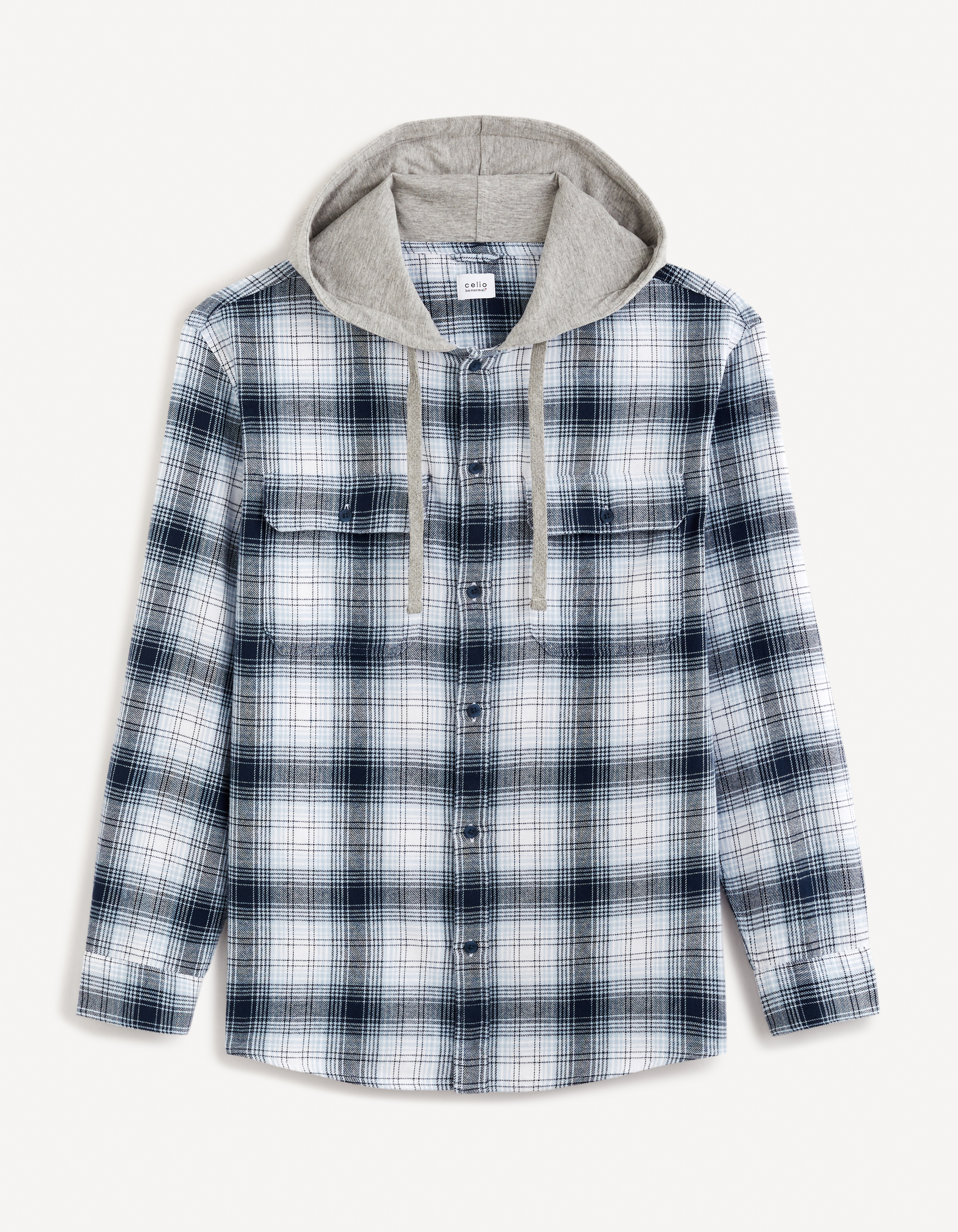 Celio Checkered Shirt Fapuche - Men