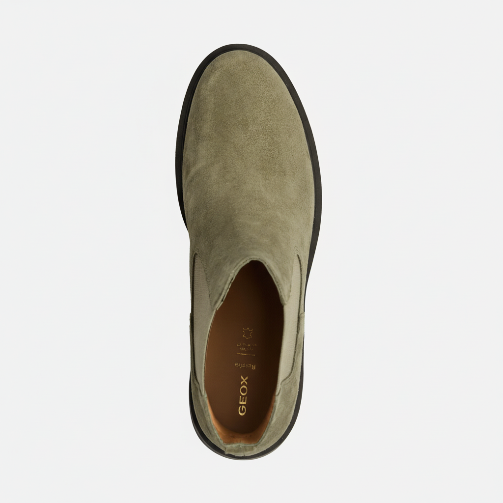 Khaki Women's Ankle Boots Geox Spherica EC1 - Ladies