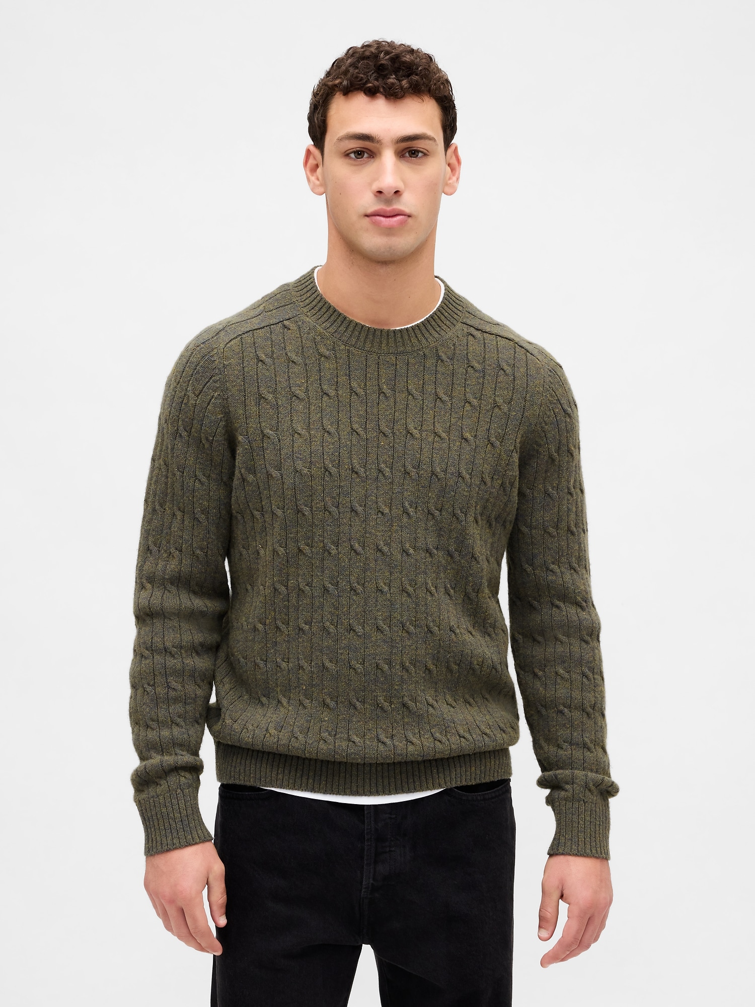 GAP Knitted Merino Wool Sweater - Men's