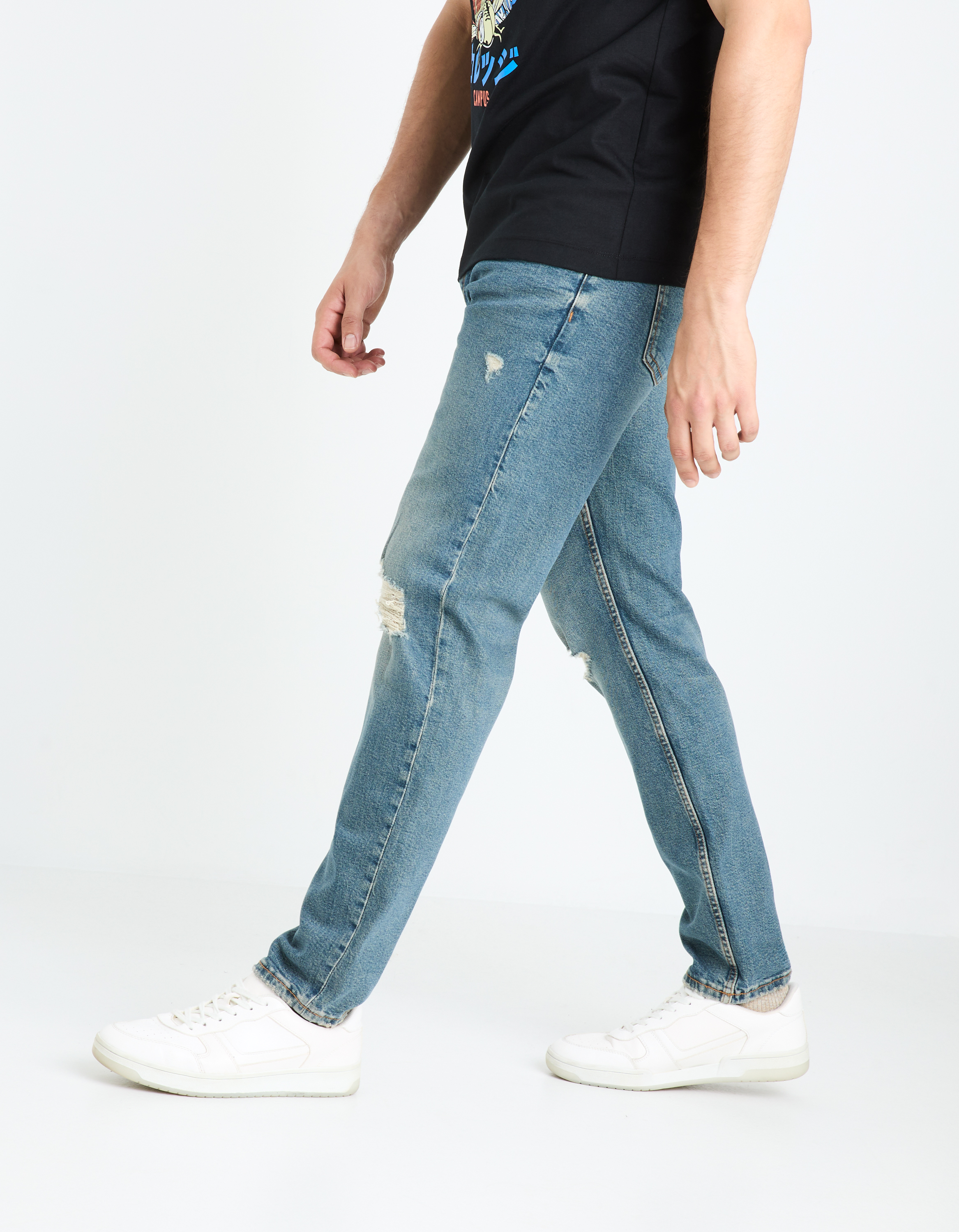 Slim fit pentru barbati Celio - albastru