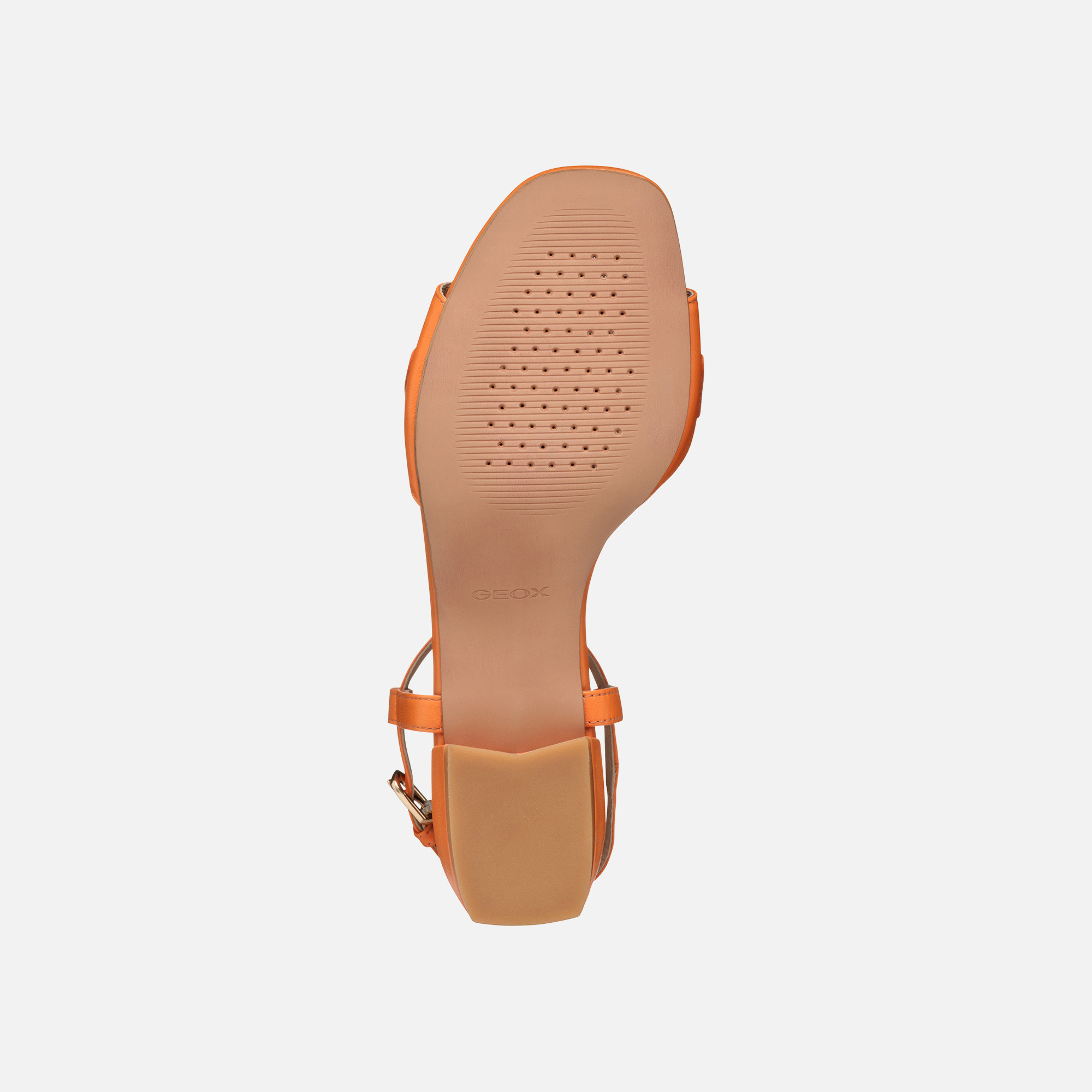 Oranžové dámske sandále Geox New Eraklia